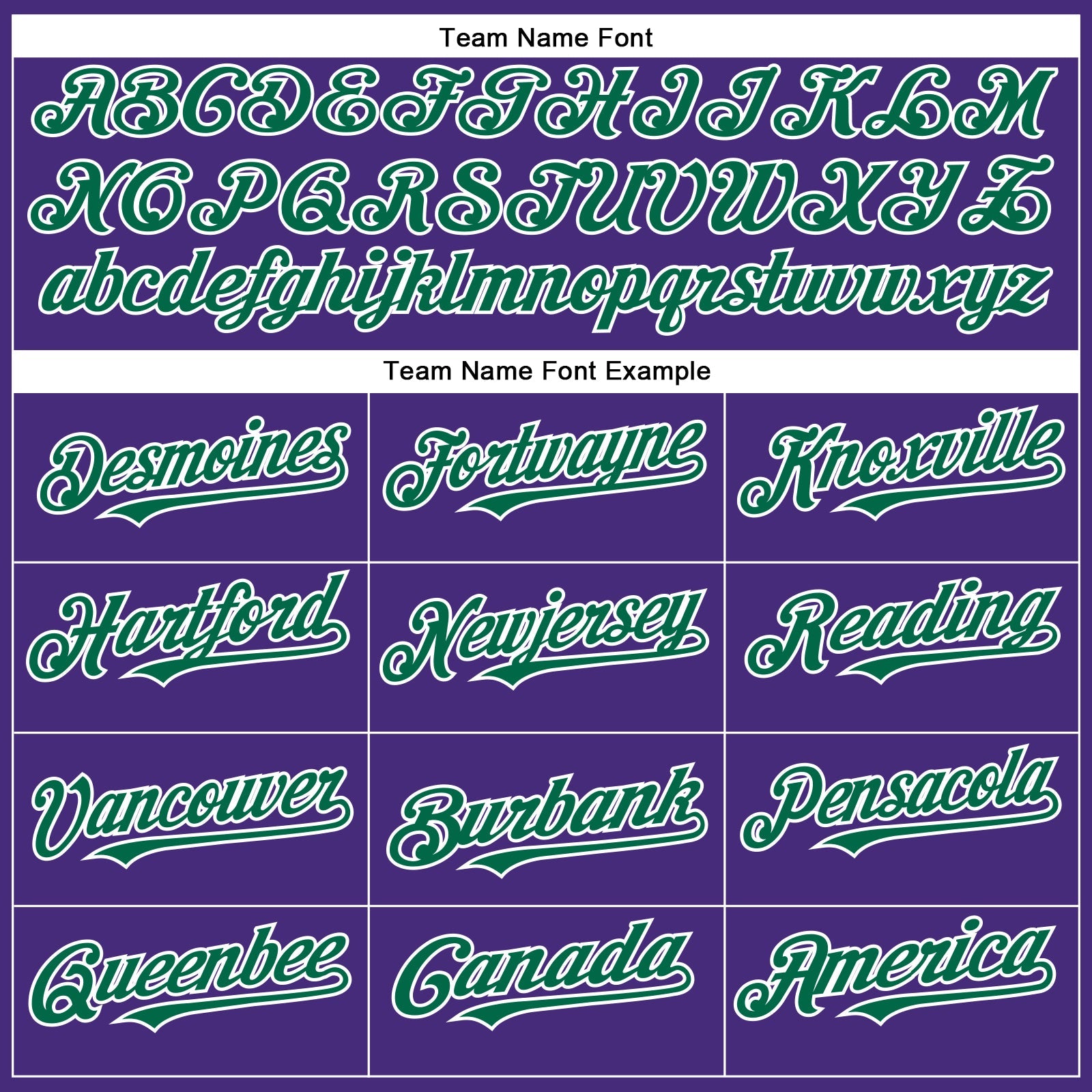 Custom Purple Kelly Green-White Authentic Baseball Jersey view 4
