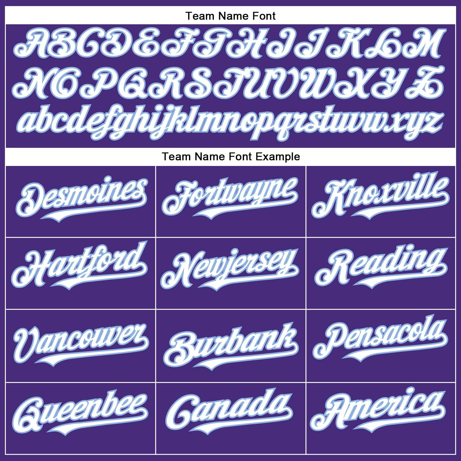 Custom Purple White-Light Blue Authentic Baseball Jersey view 4