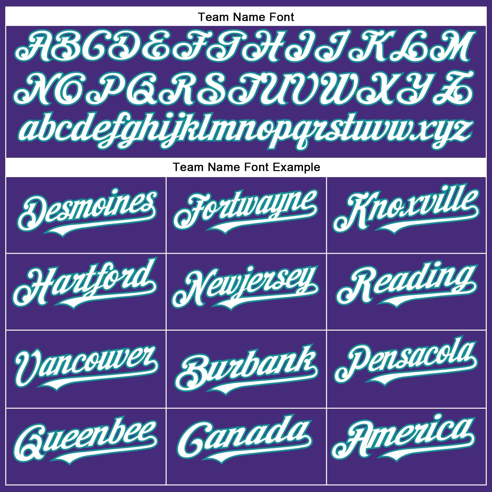 Custom Purple White-Teal Authentic Baseball Jersey view 4