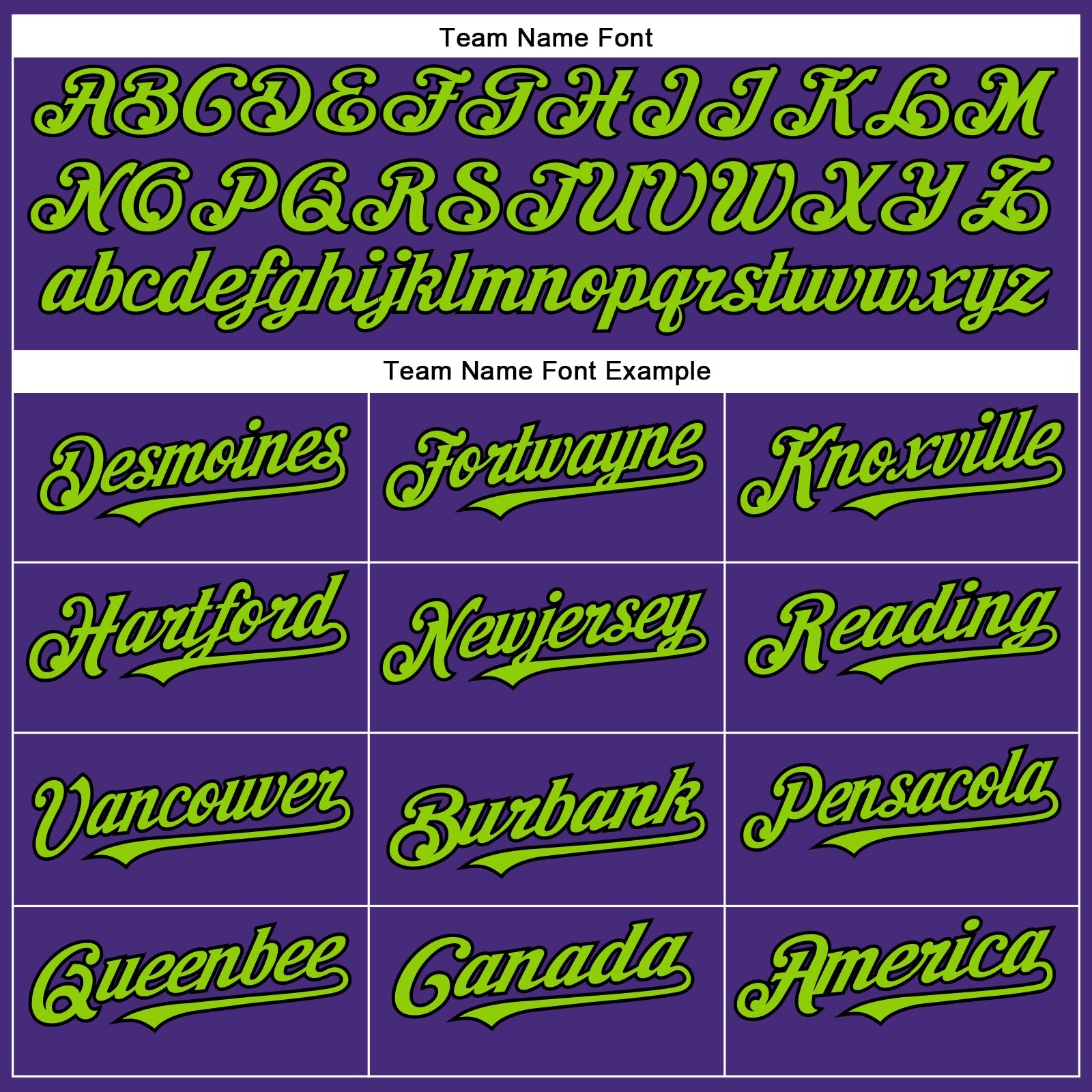 Custom Purple Black-Neon Green Authentic Baseball Jersey view 4