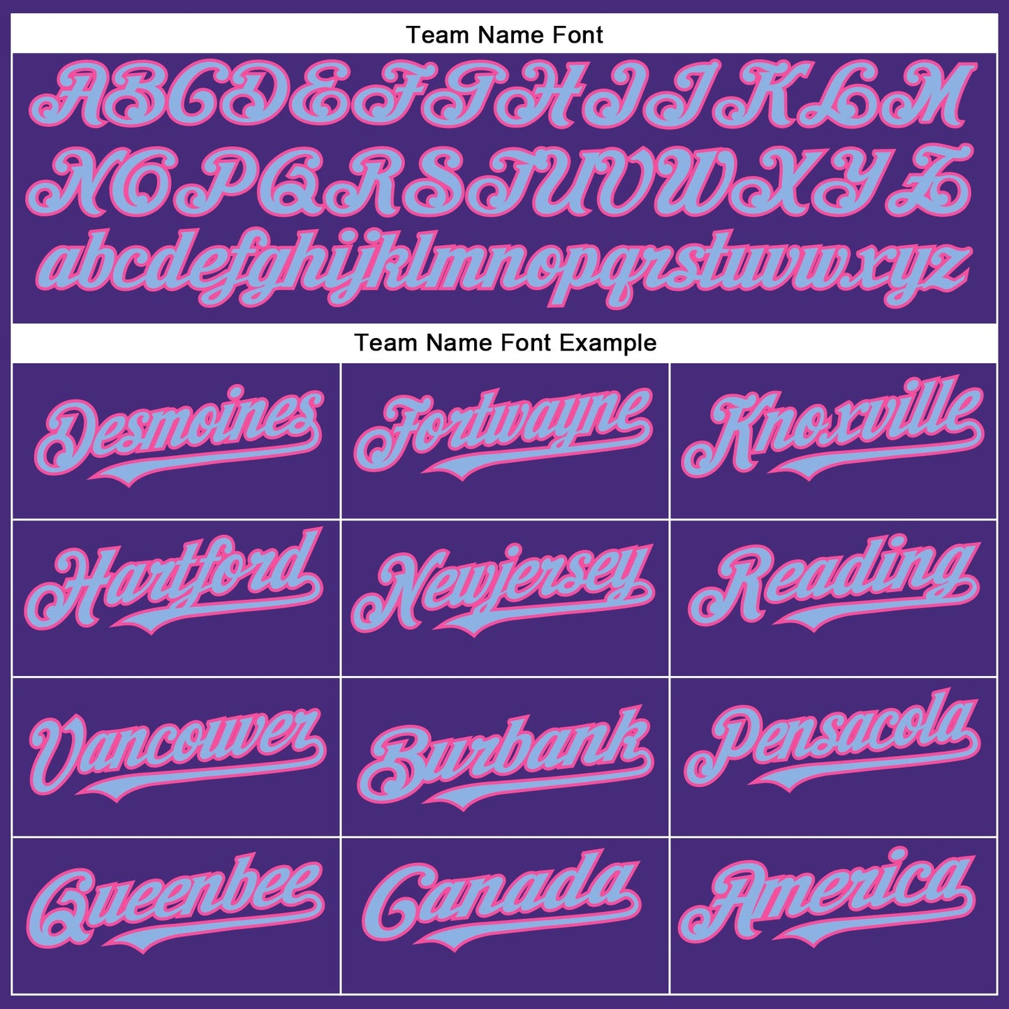 Custom Purple Light Blue-Pink Authentic Baseball Jersey view 4