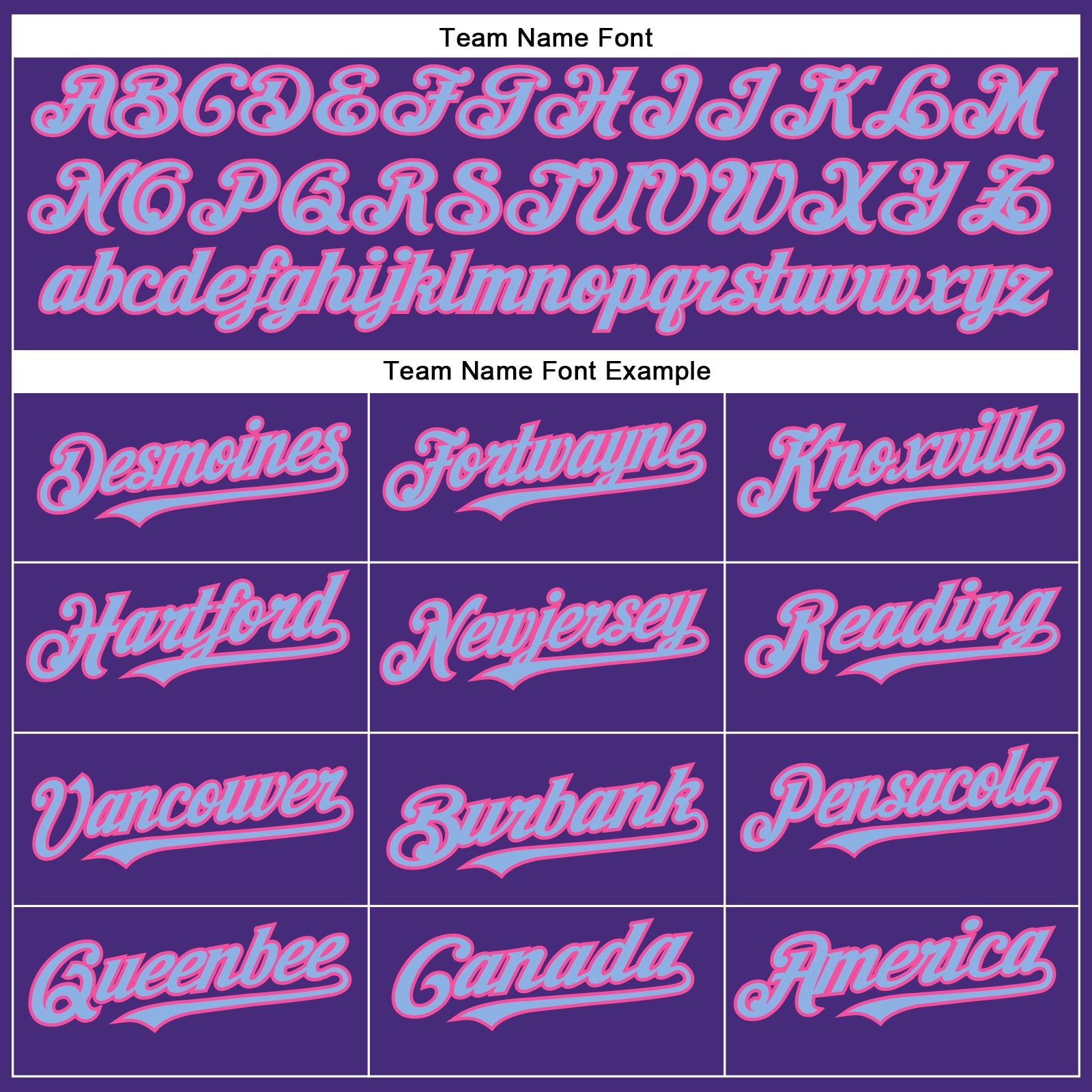 Custom Purple Light Blue-Pink Authentic Baseball Jersey view 4
