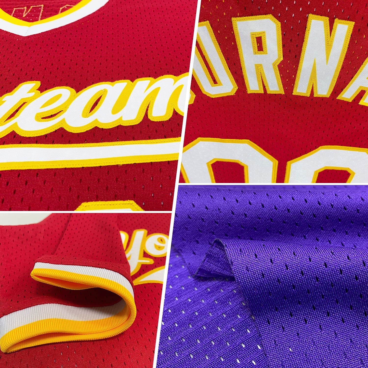 Custom Purple Black-Gold Authentic Throwback Baseball Jersey view 2
