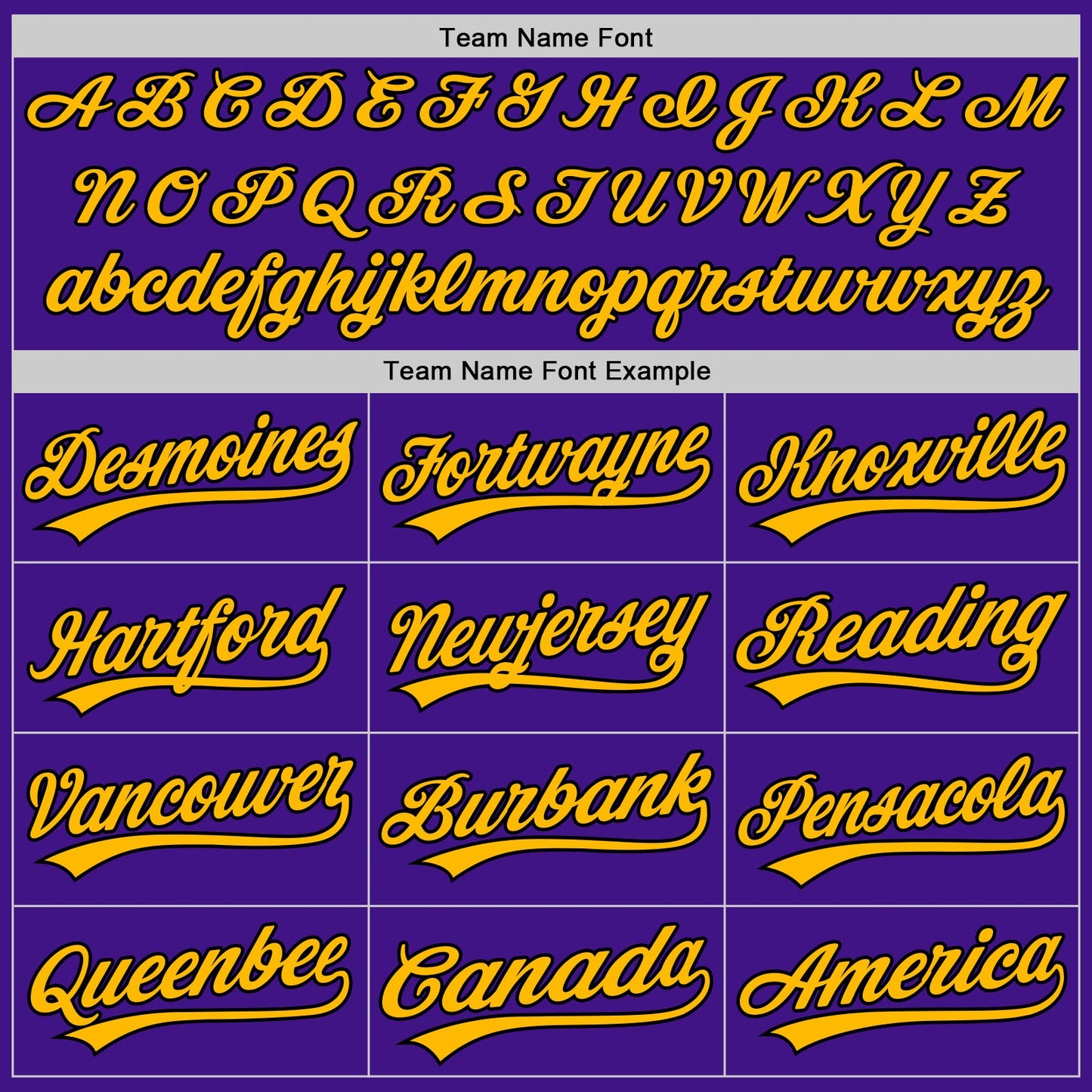 Custom Purple Black-Gold Authentic Throwback Baseball Jersey view 4