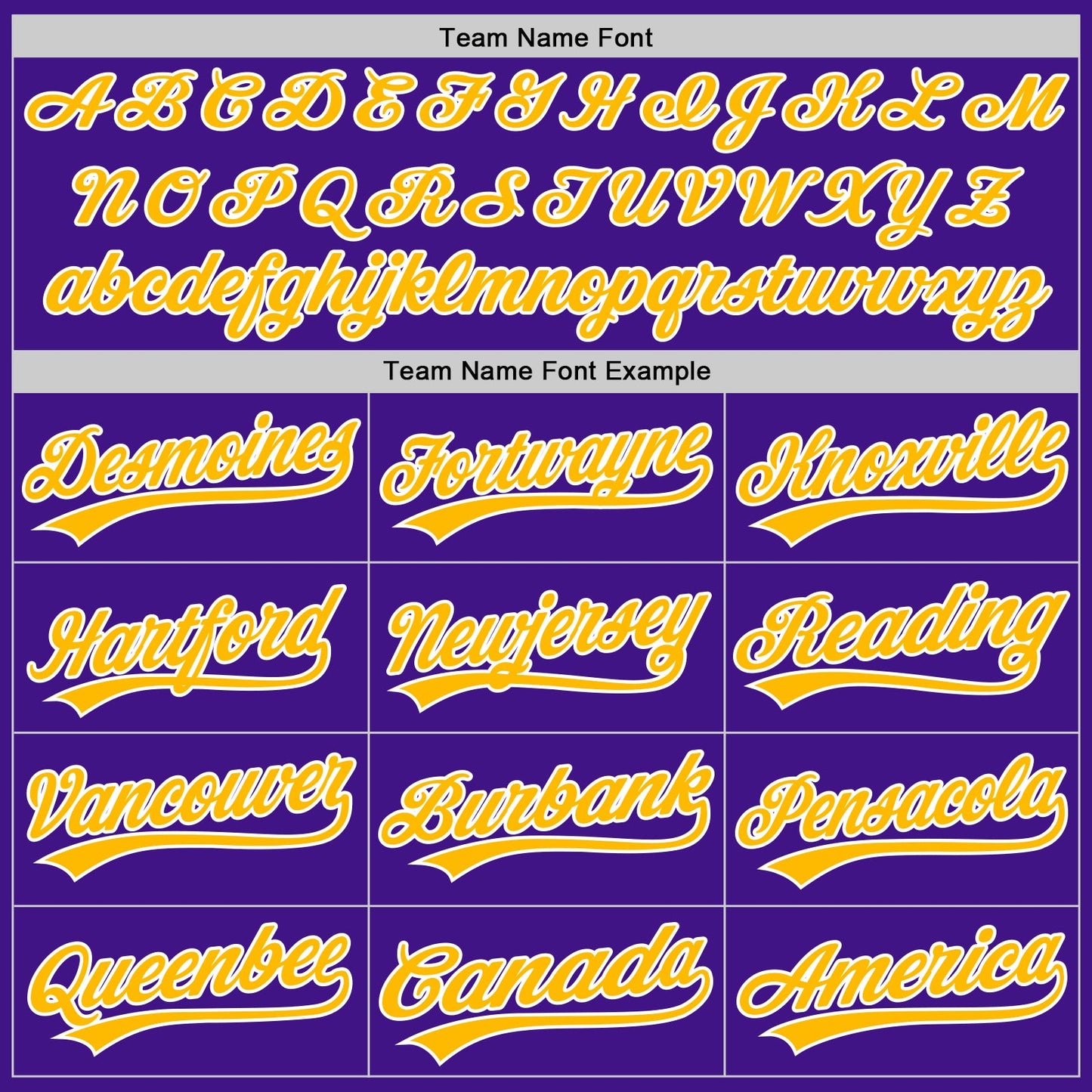 Custom Purple Gold-White Authentic Throwback Baseball Jersey view 4