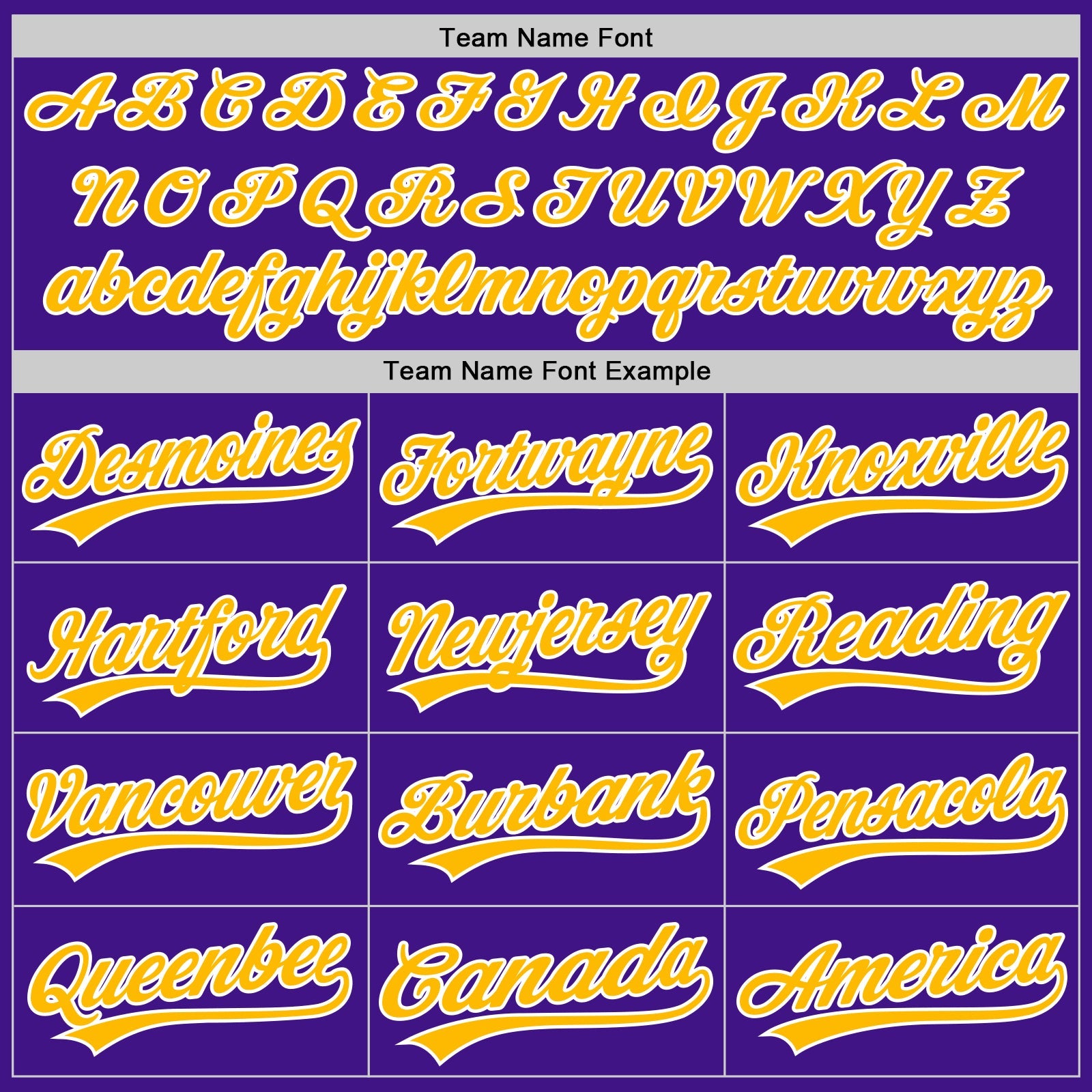 Custom Purple Gold-White Authentic Throwback Baseball Jersey view 4