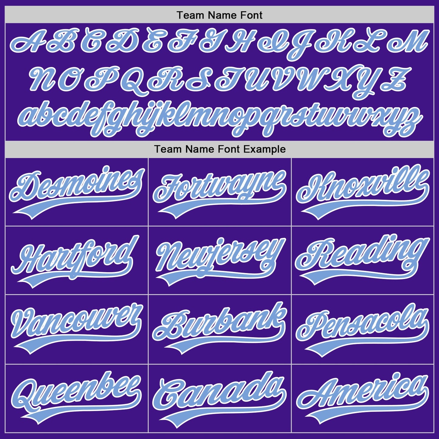 Custom Purple Light Blue-White Authentic Throwback Baseball Jersey view 4