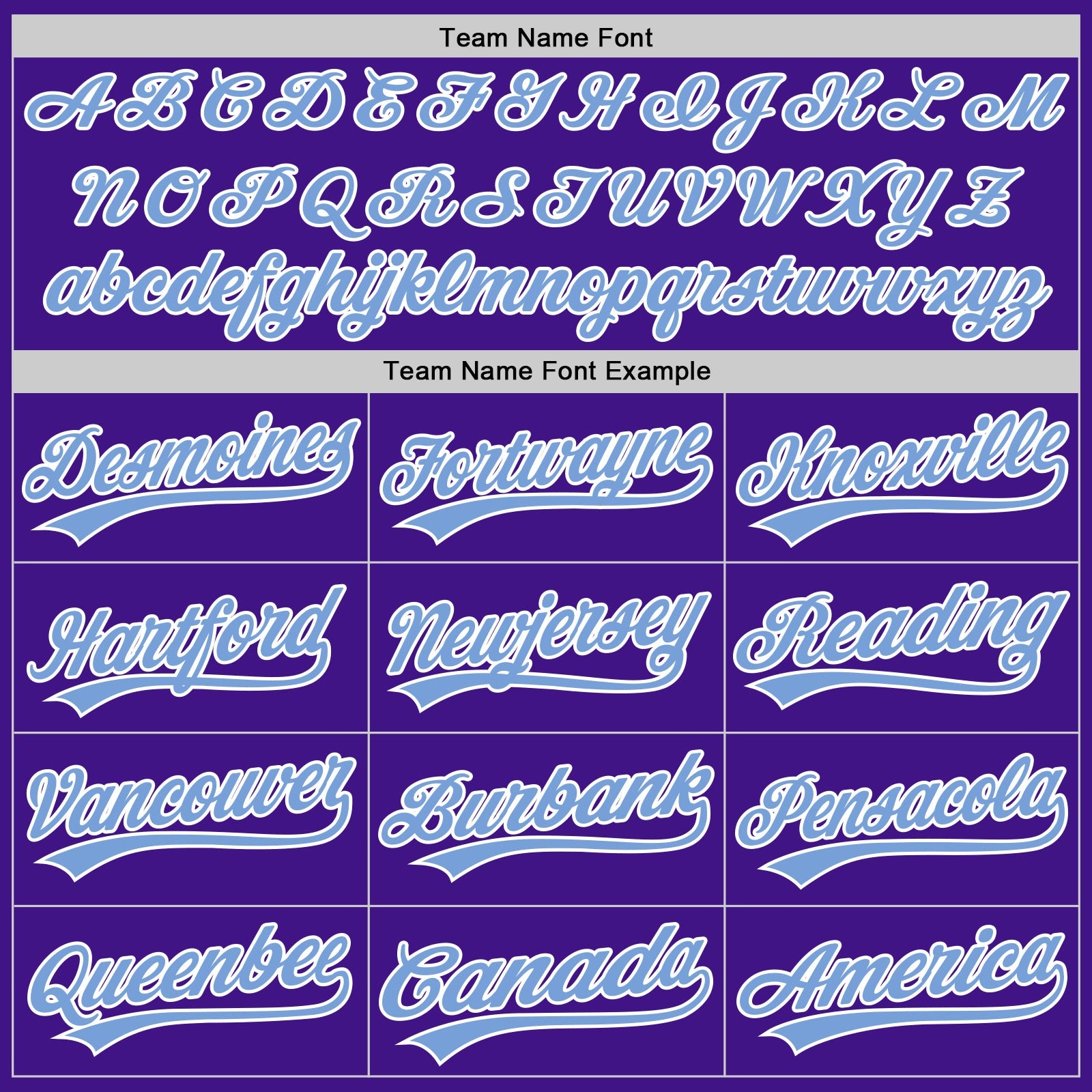 Custom Purple Light Blue-White Authentic Throwback Baseball Jersey view 4