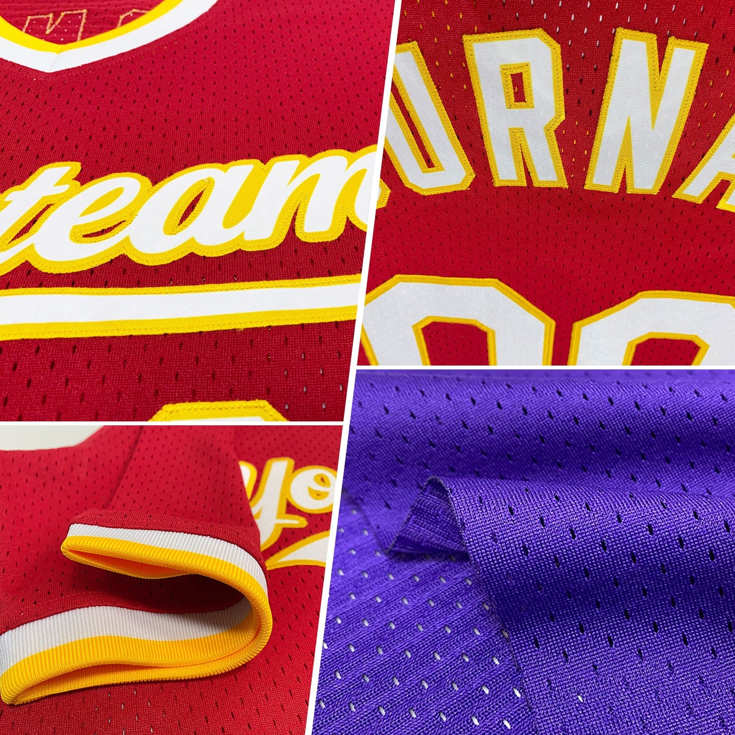 Custom Purple Orange-Black Authentic Throwback Baseball Jersey view 2