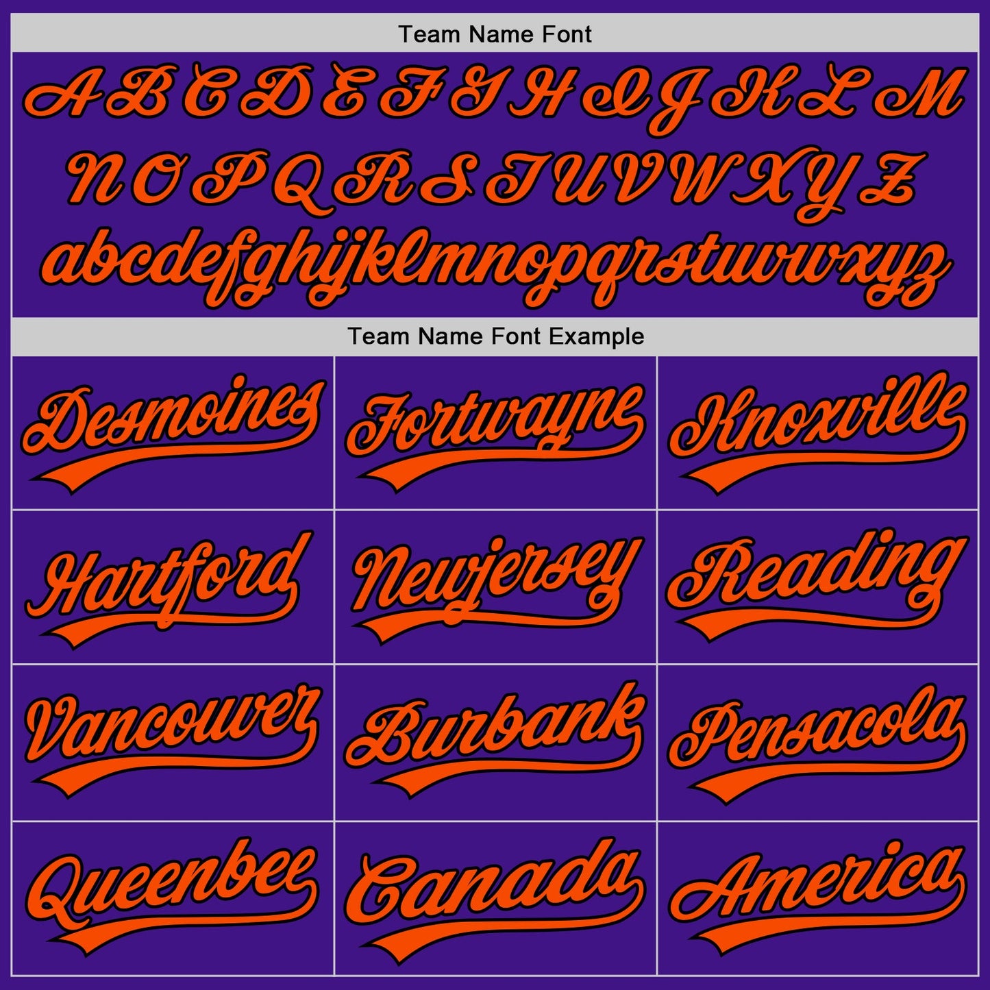 Custom Purple Orange-Black Authentic Throwback Baseball Jersey view 4