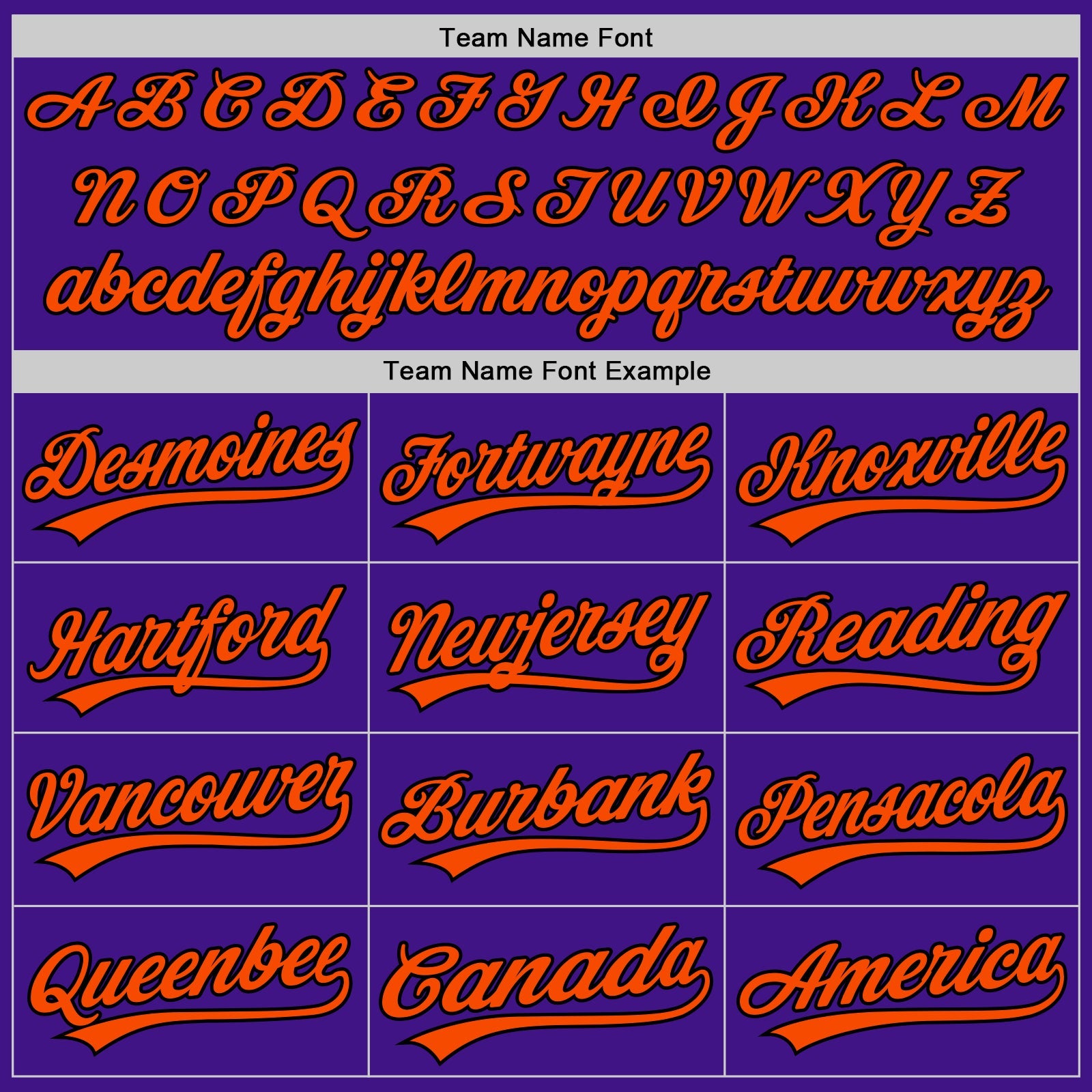 Custom Purple Orange-Black Authentic Throwback Baseball Jersey view 4