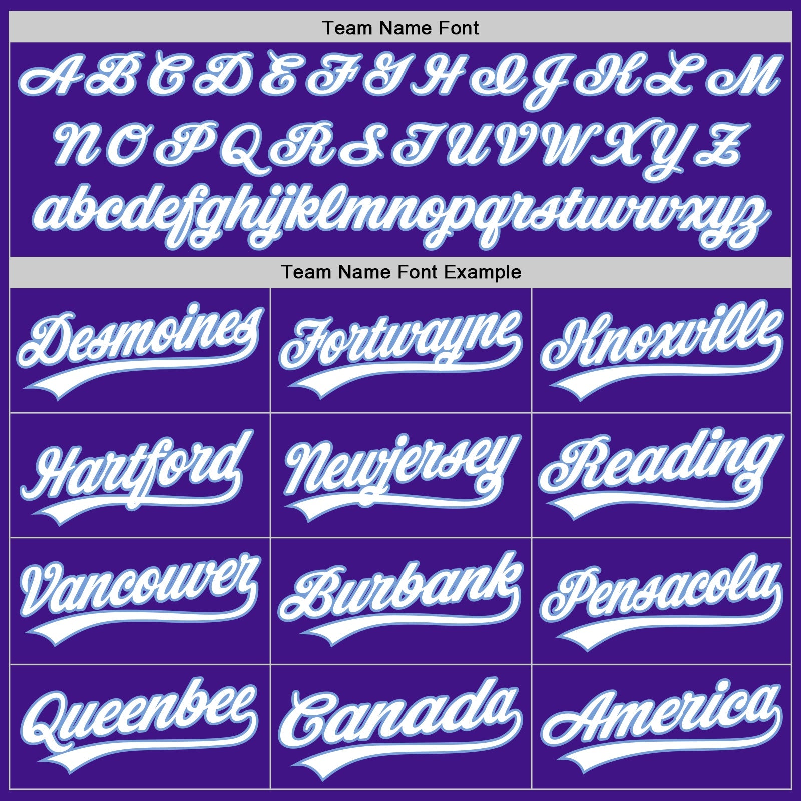 Custom Purple White-Light Blue Authentic Throwback Baseball Jersey view 4