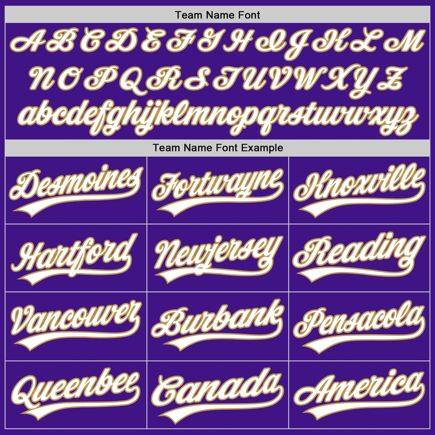 Custom Purple White-Old Gold Authentic Throwback Baseball Jersey view 4