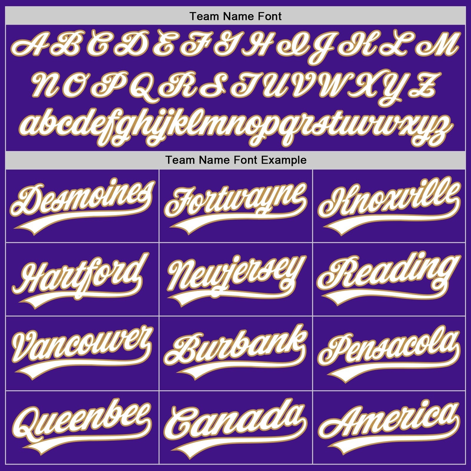 Custom Purple White-Old Gold Authentic Throwback Baseball Jersey view 4