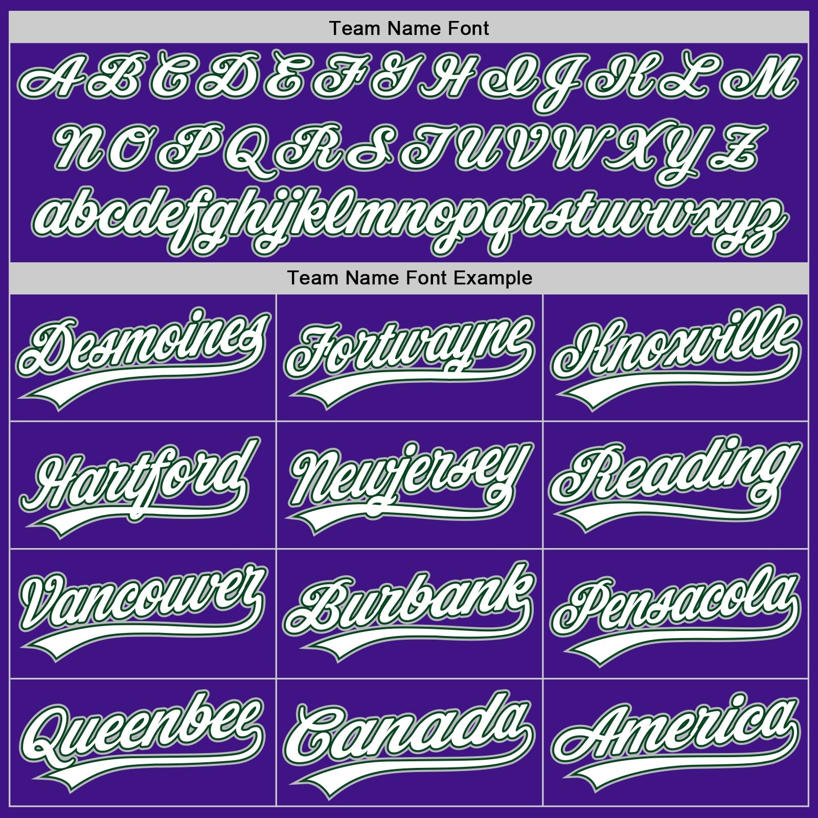Custom Purple Green-Gray Authentic Throwback Baseball Jersey view 4