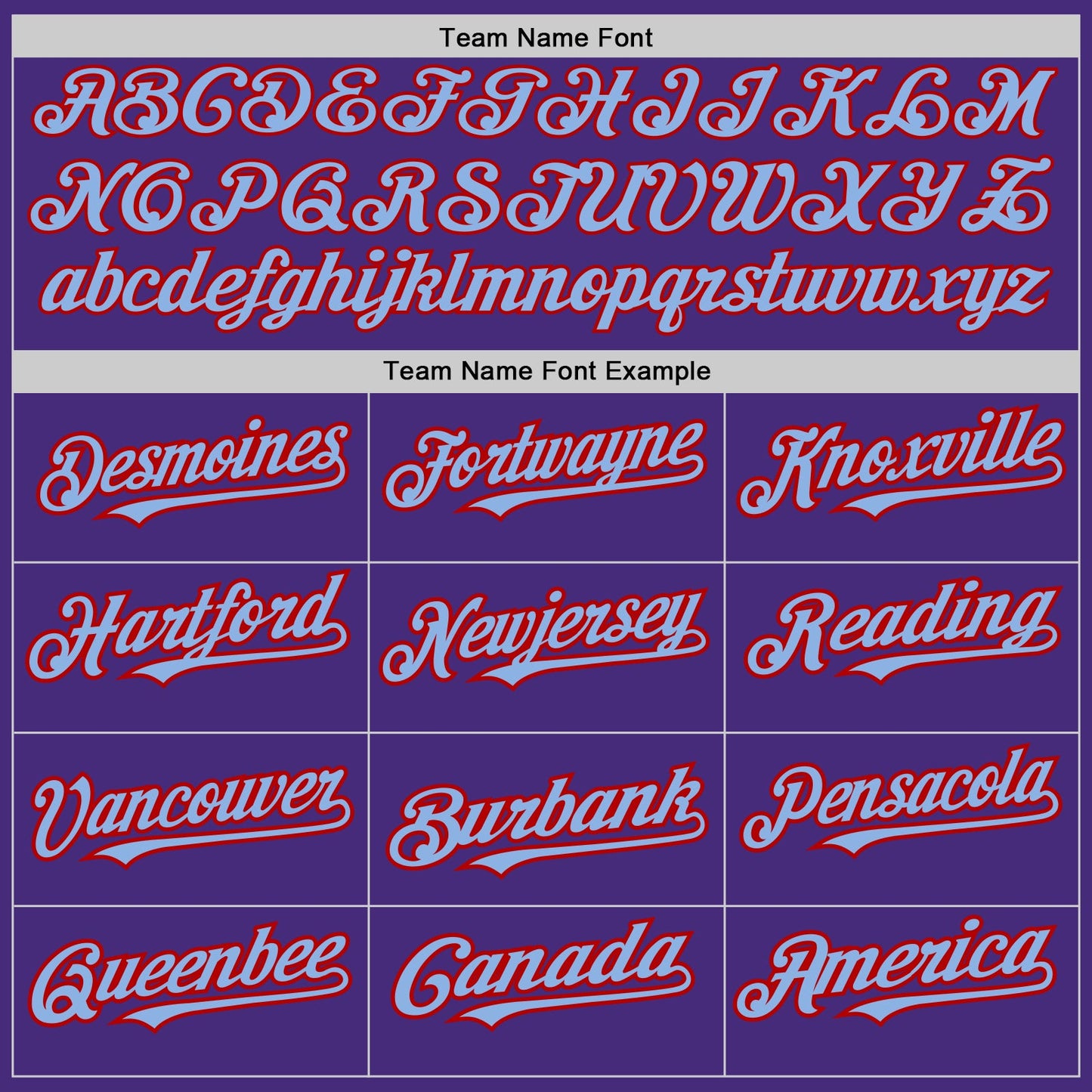 Custom Purple Light Blue-Red Authentic Baseball Jersey view 4