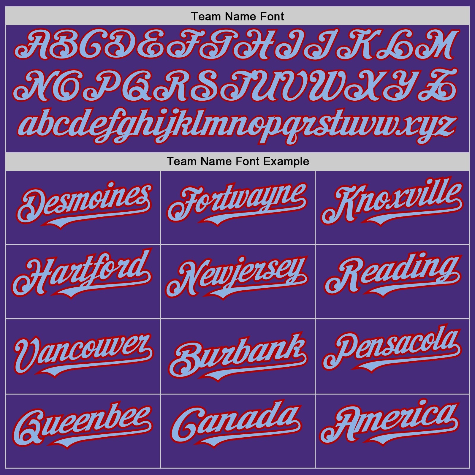Custom Purple Light Blue-Red Authentic Baseball Jersey view 4
