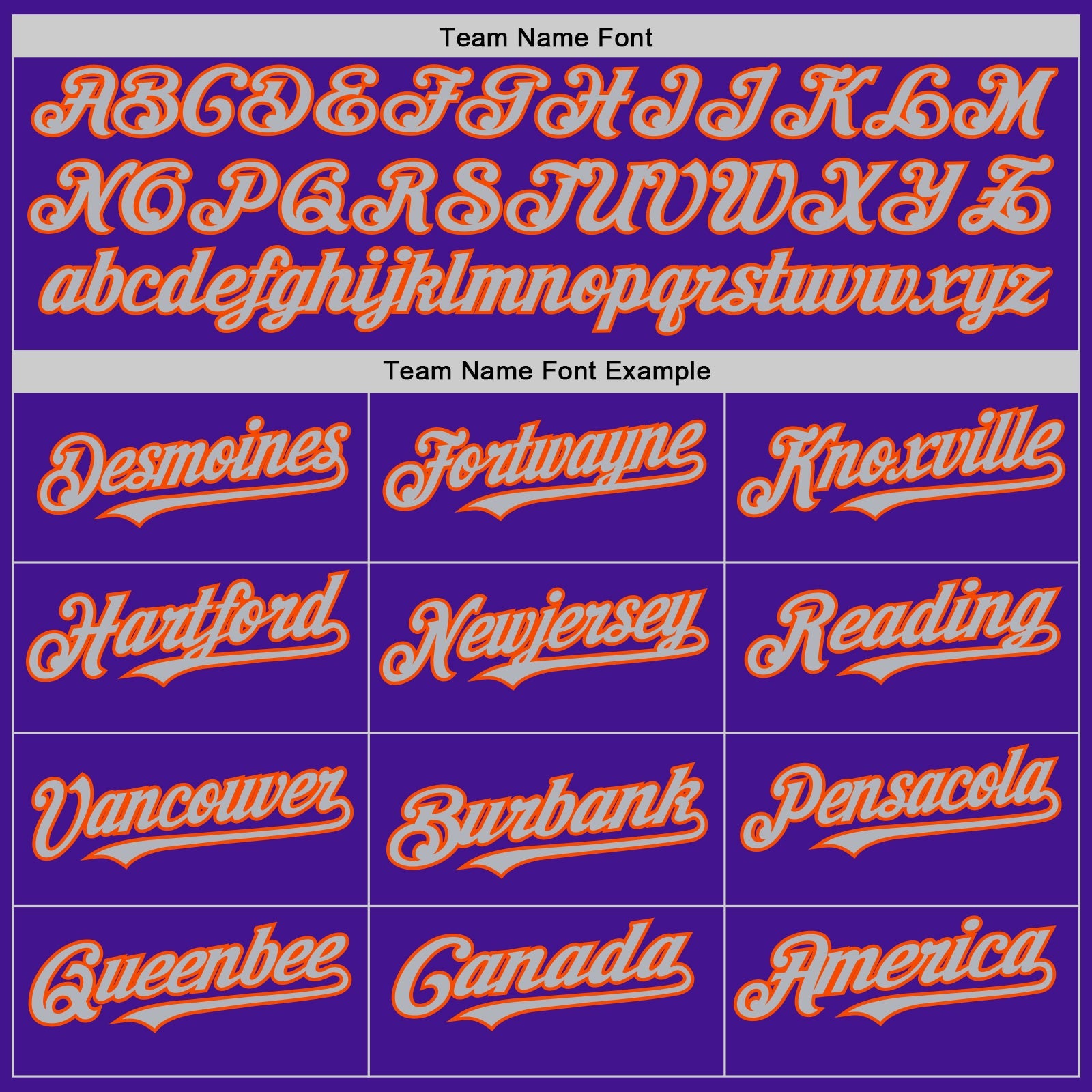Custom Purple Orange-Gray Mesh Authentic Throwback Baseball Jersey view 4
