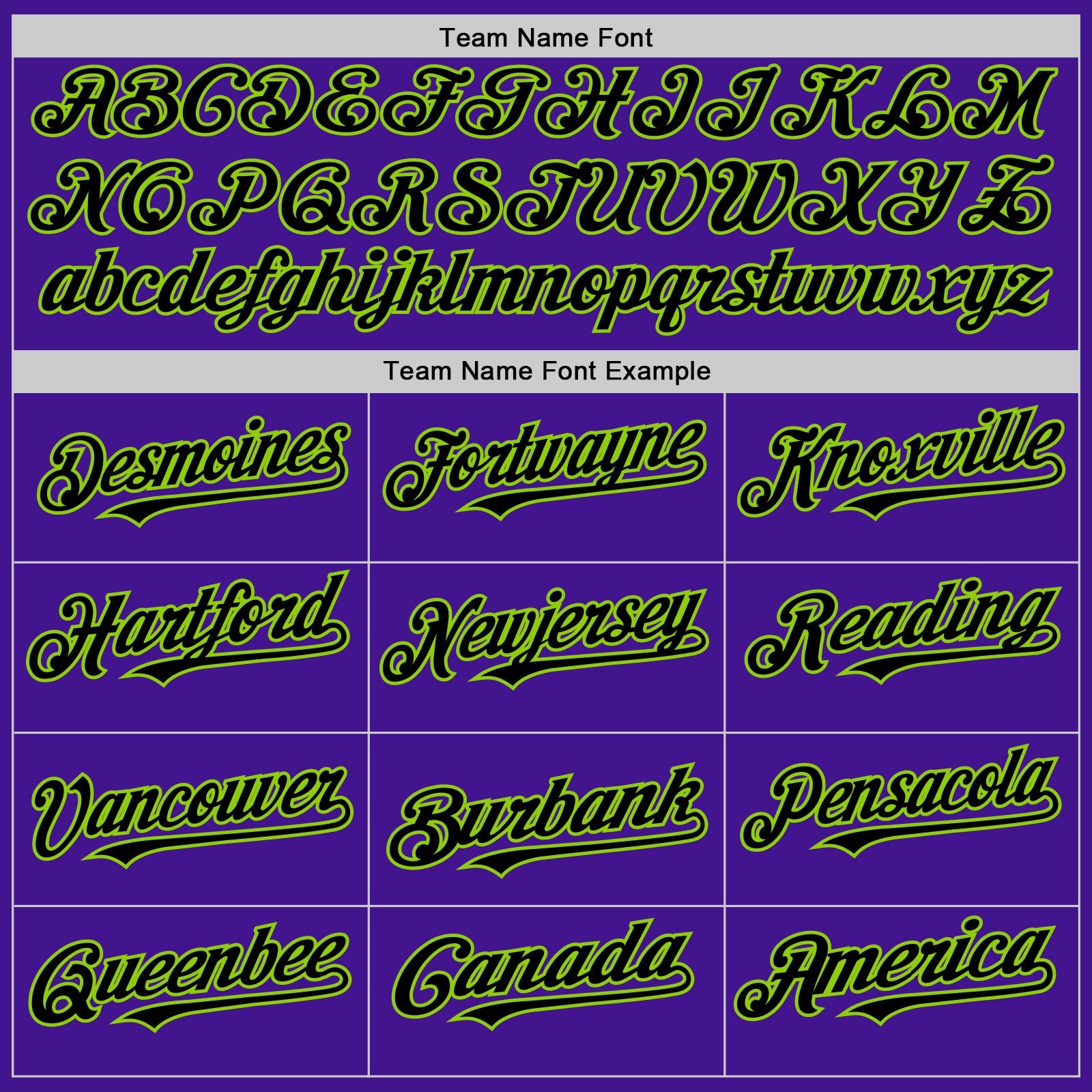 Custom Purple Black-Neon Green Mesh Authentic Throwback Baseball Jersey view 4