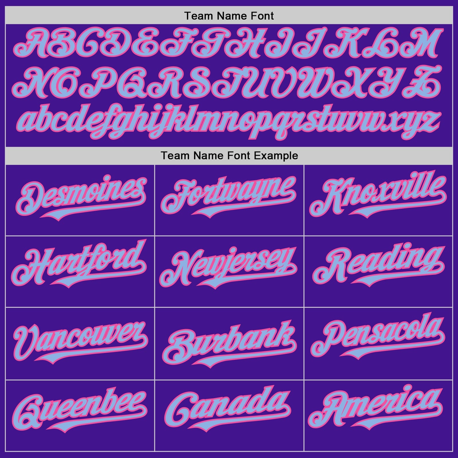 Custom Purple Light Blue-Pink Mesh Authentic Throwback Baseball Jersey view 4