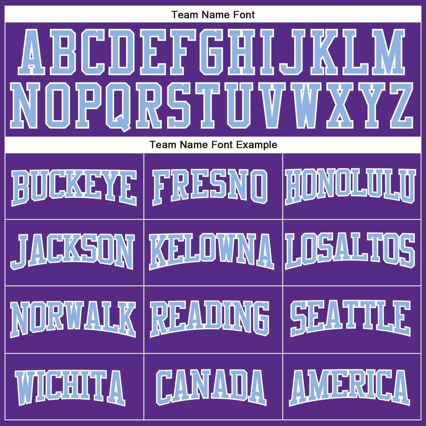 Custom Purple Light Blue-White Authentic Football Jersey view 4
