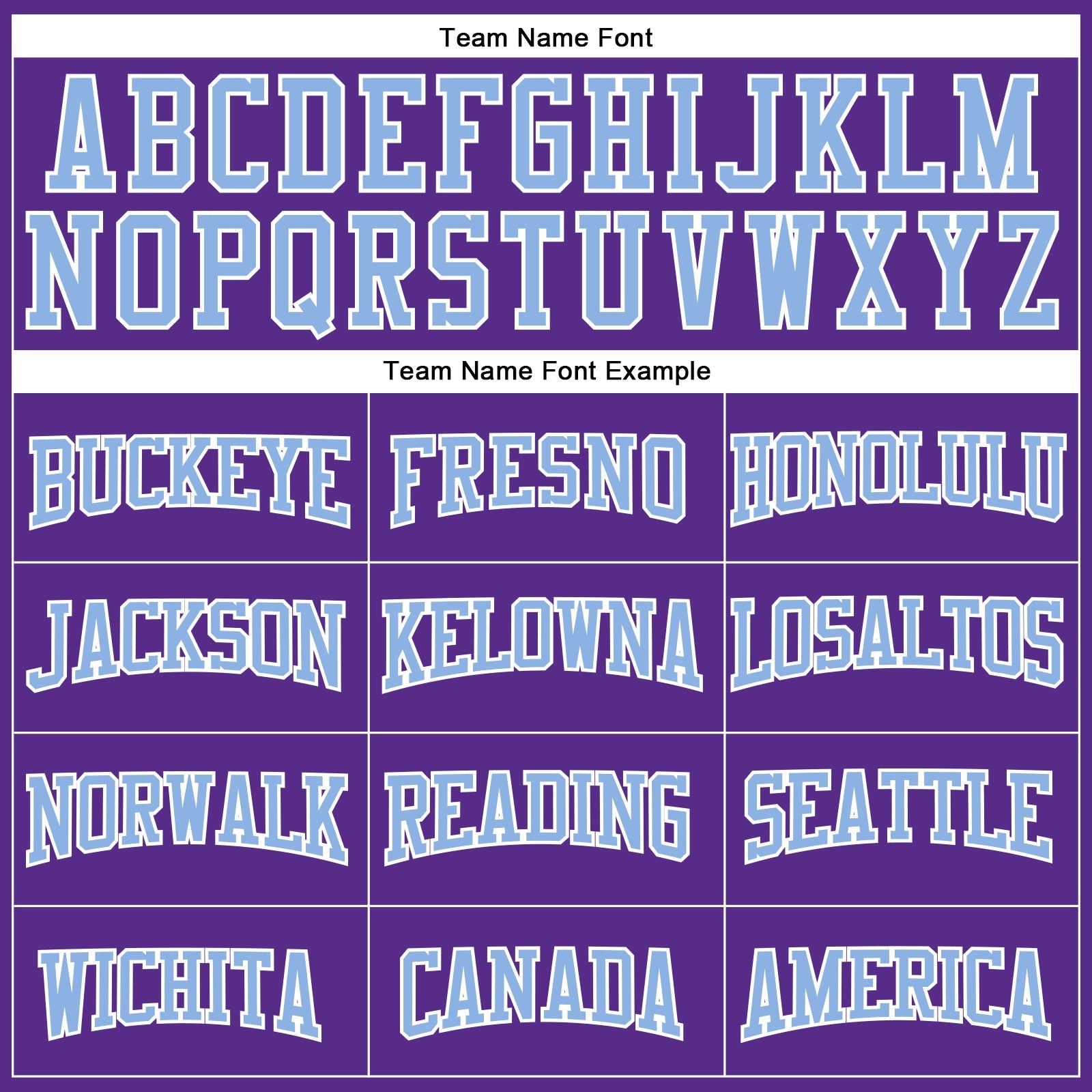 Custom Purple Light Blue-White Authentic Football Jersey view 4
