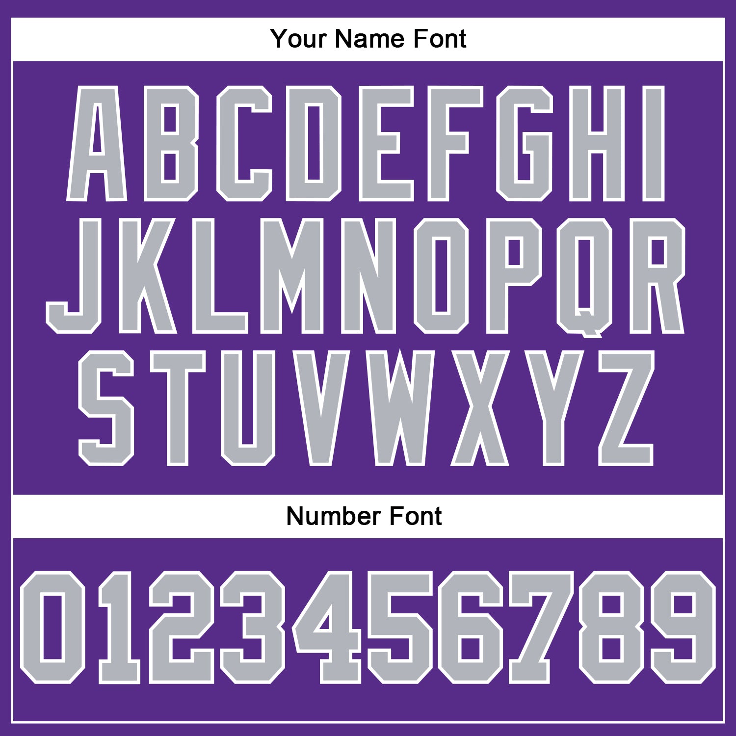 Custom Purple Gray-White Authentic Football Jersey view 5