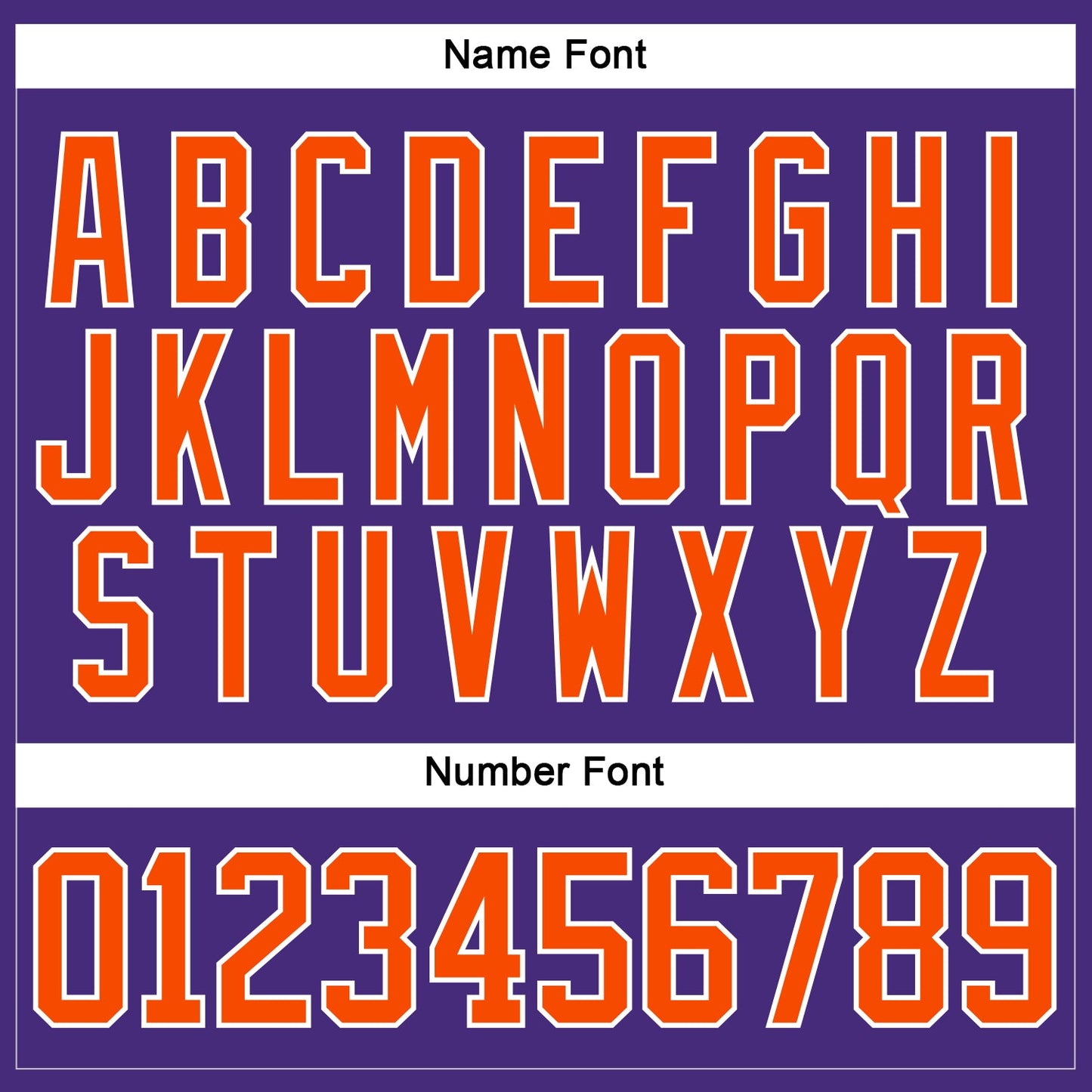 Custom Purple Orange-White Hockey Lace Neck Jersey view 5