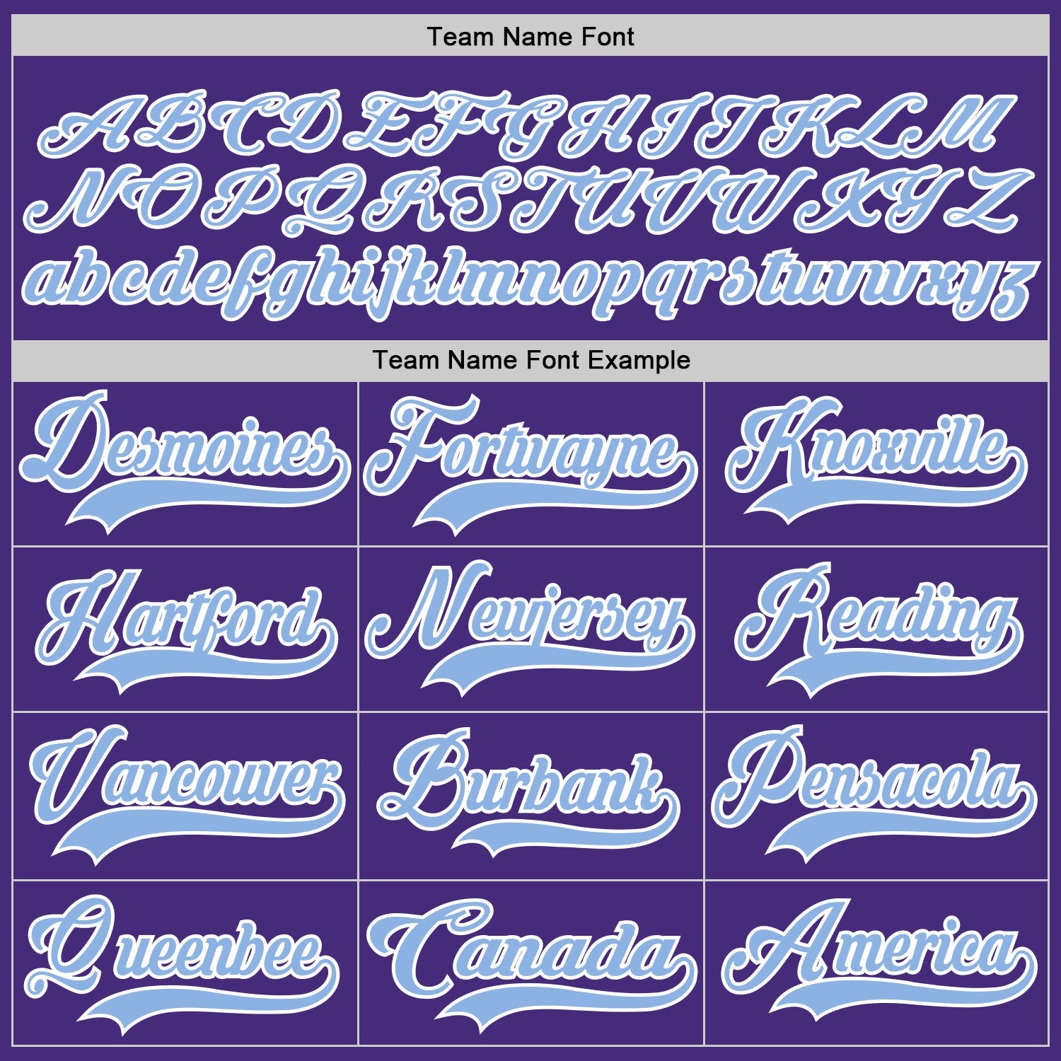 Custom Purple Light Blue-White Hockey Lace Neck Jersey view 4