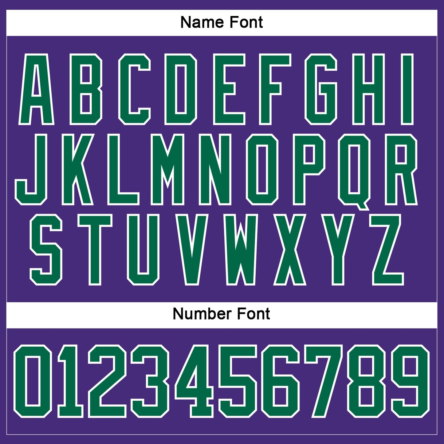 Custom Purple Kelly Green-White Hockey Lace Neck Jersey view 5