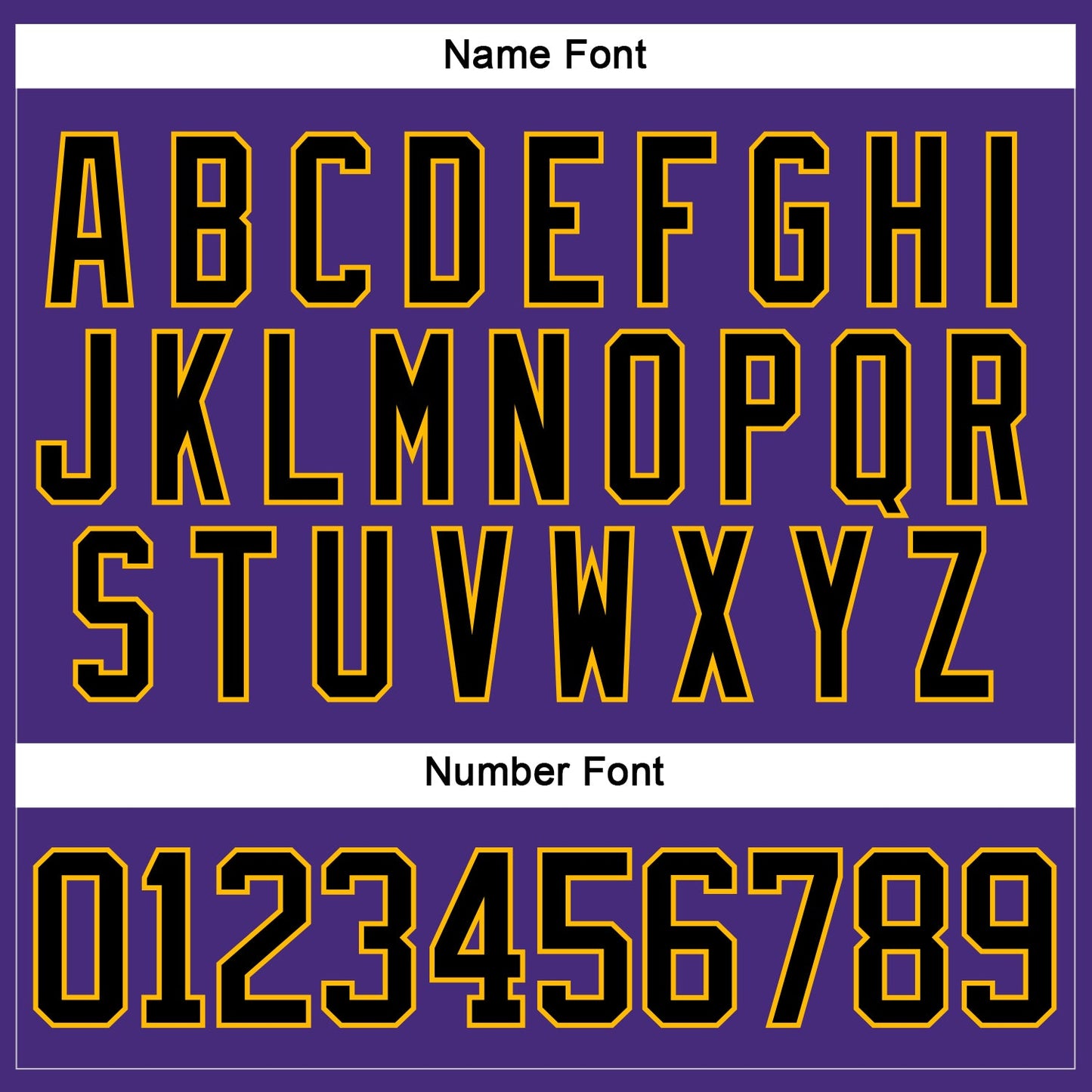 Custom Purple Black-Gold Hockey Lace Neck Jersey view 5