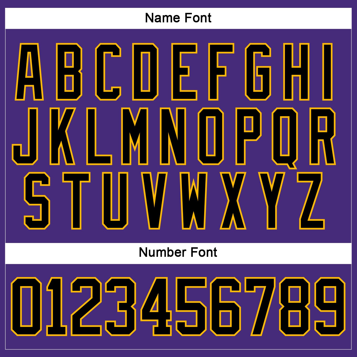 Custom Purple Black-Gold Hockey Lace Neck Jersey view 5