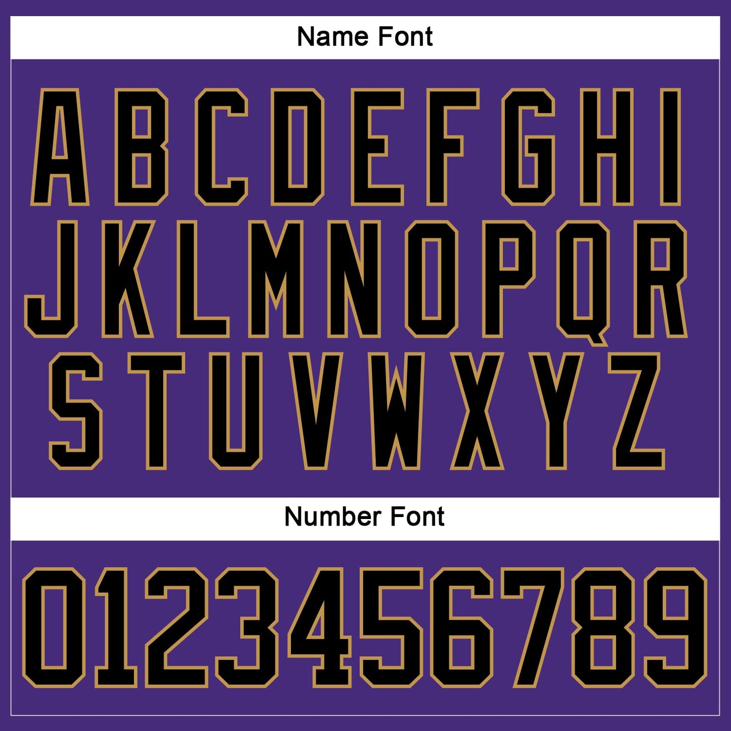 Custom Purple Black-Old Gold Hockey Lace Neck Jersey view 5