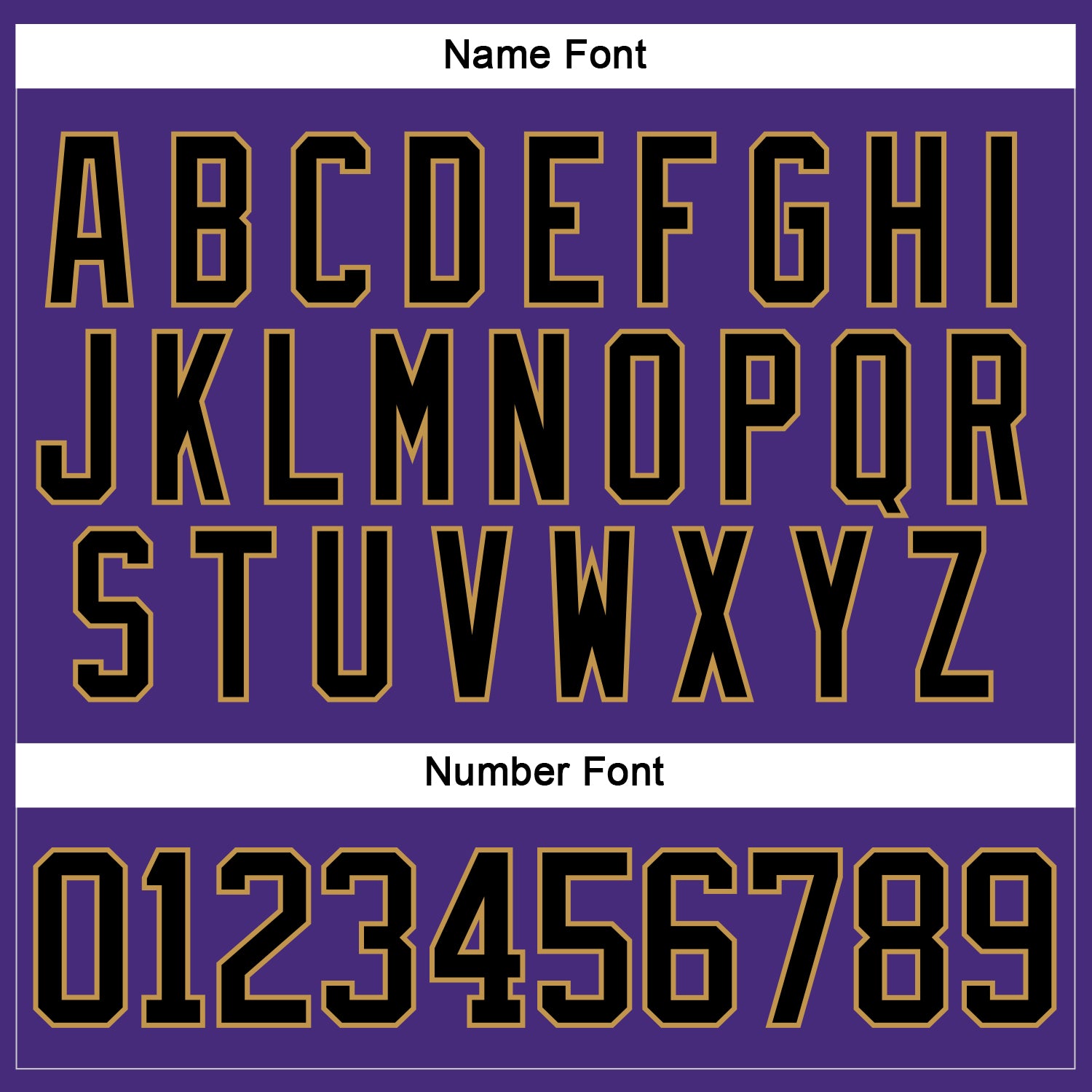 Custom Purple Black-Old Gold Hockey Lace Neck Jersey view 5