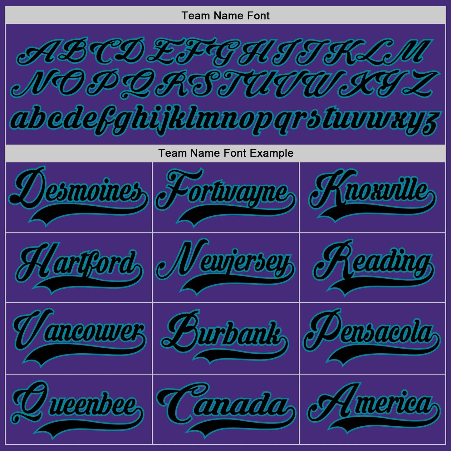 Custom Purple Black-Teal Hockey Lace Neck Jersey view 4