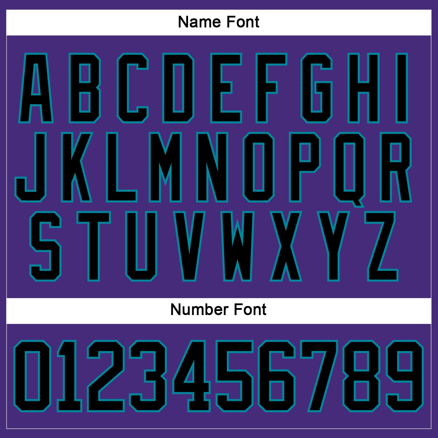 Custom Purple Black-Teal Hockey Lace Neck Jersey view 5