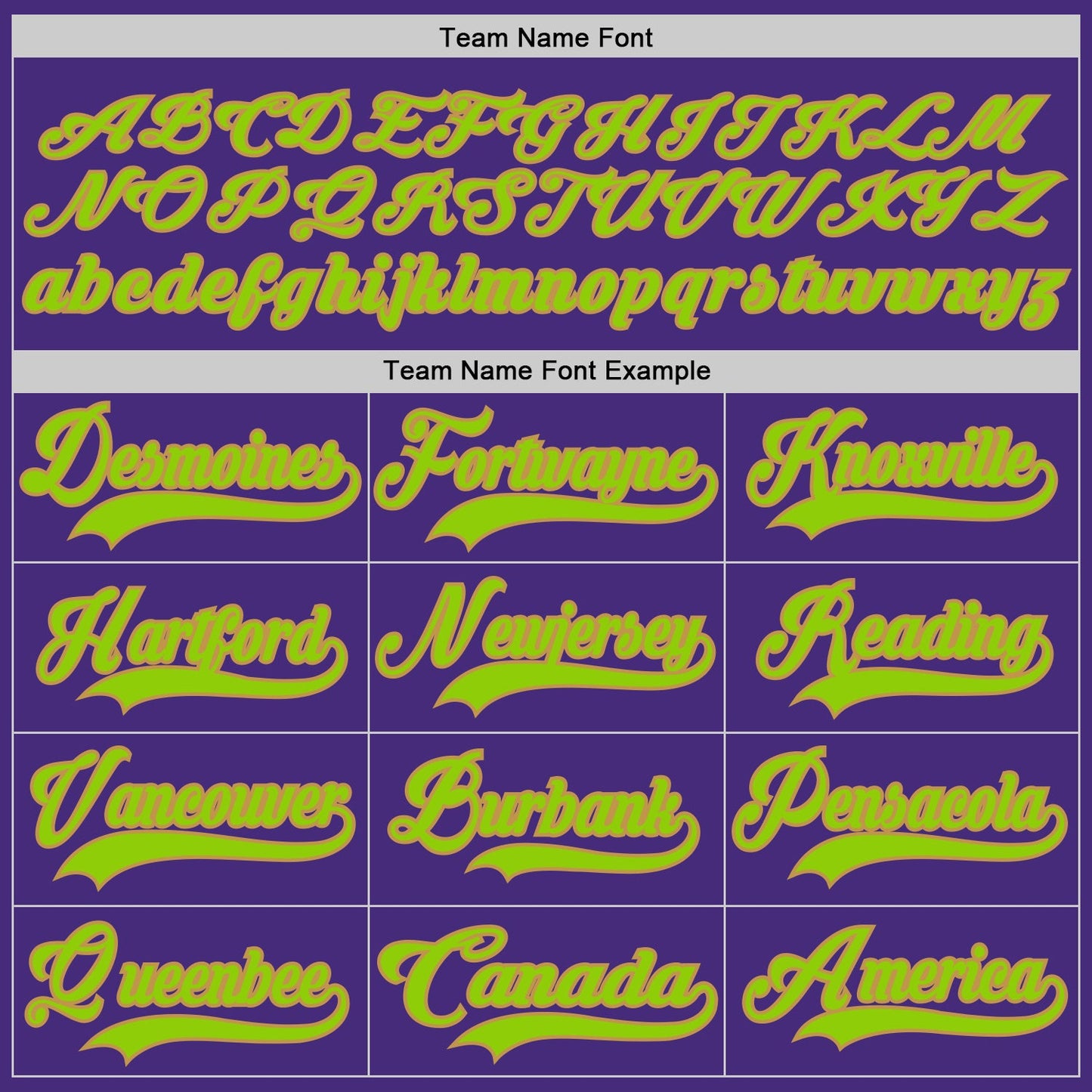 Custom Purple Neon Green-Old Gold Hockey Lace Neck Jersey view 4