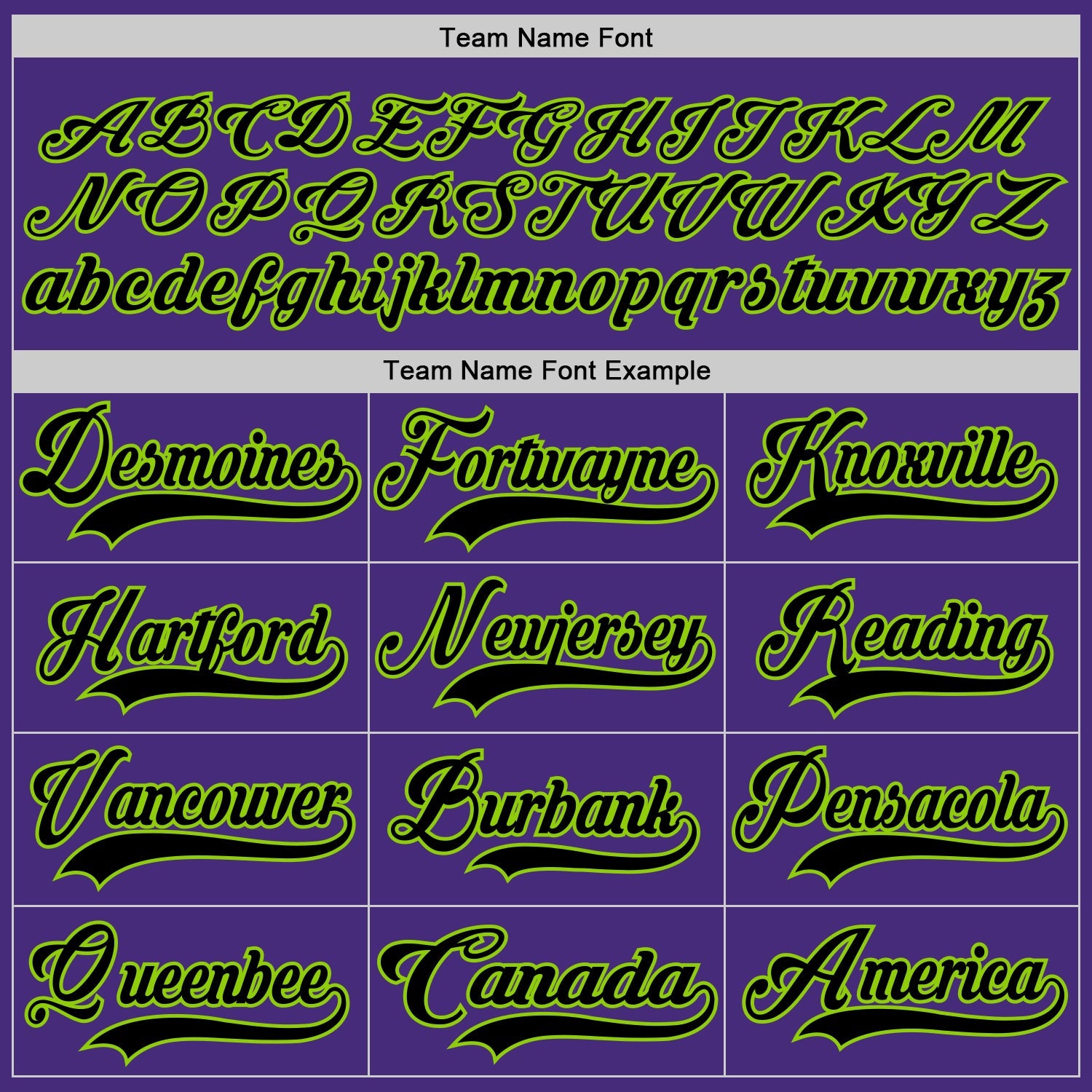 Custom Purple Black-Neon Green Hockey Lace Neck Jersey view 4