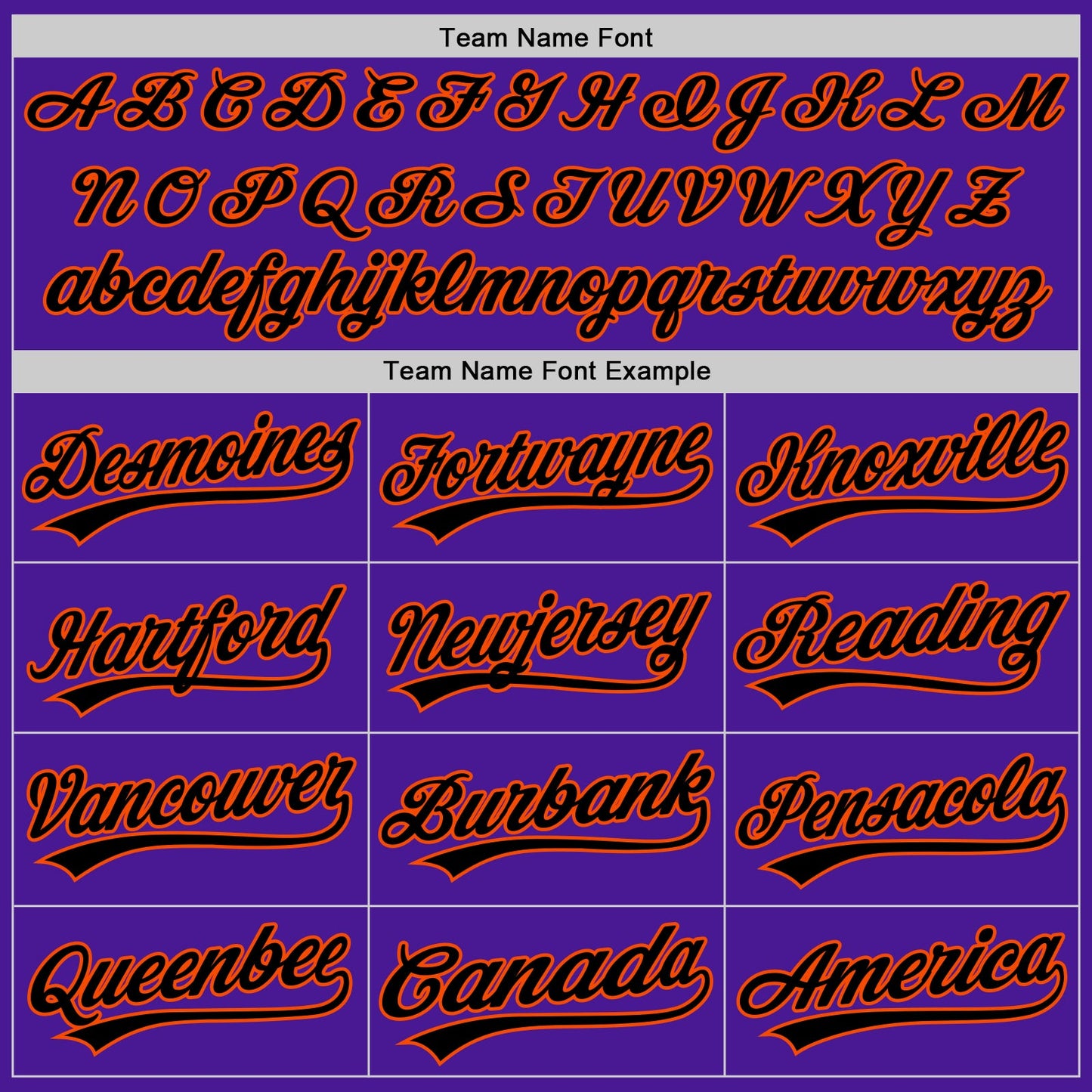 Custom Purple Black-Orange Authentic Throwback Baseball Jersey view 4