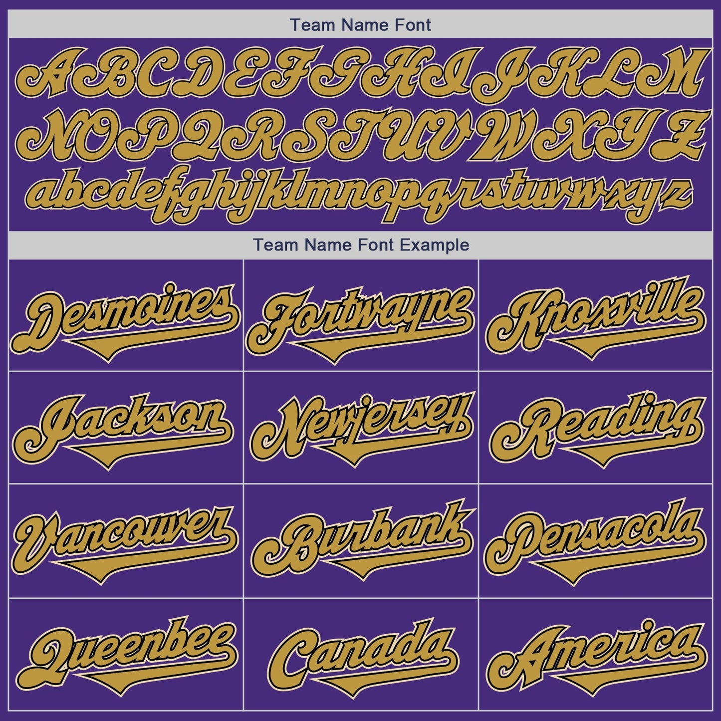 Custom Purple Old Gold Black-Cream Authentic Baseball Jersey view 4
