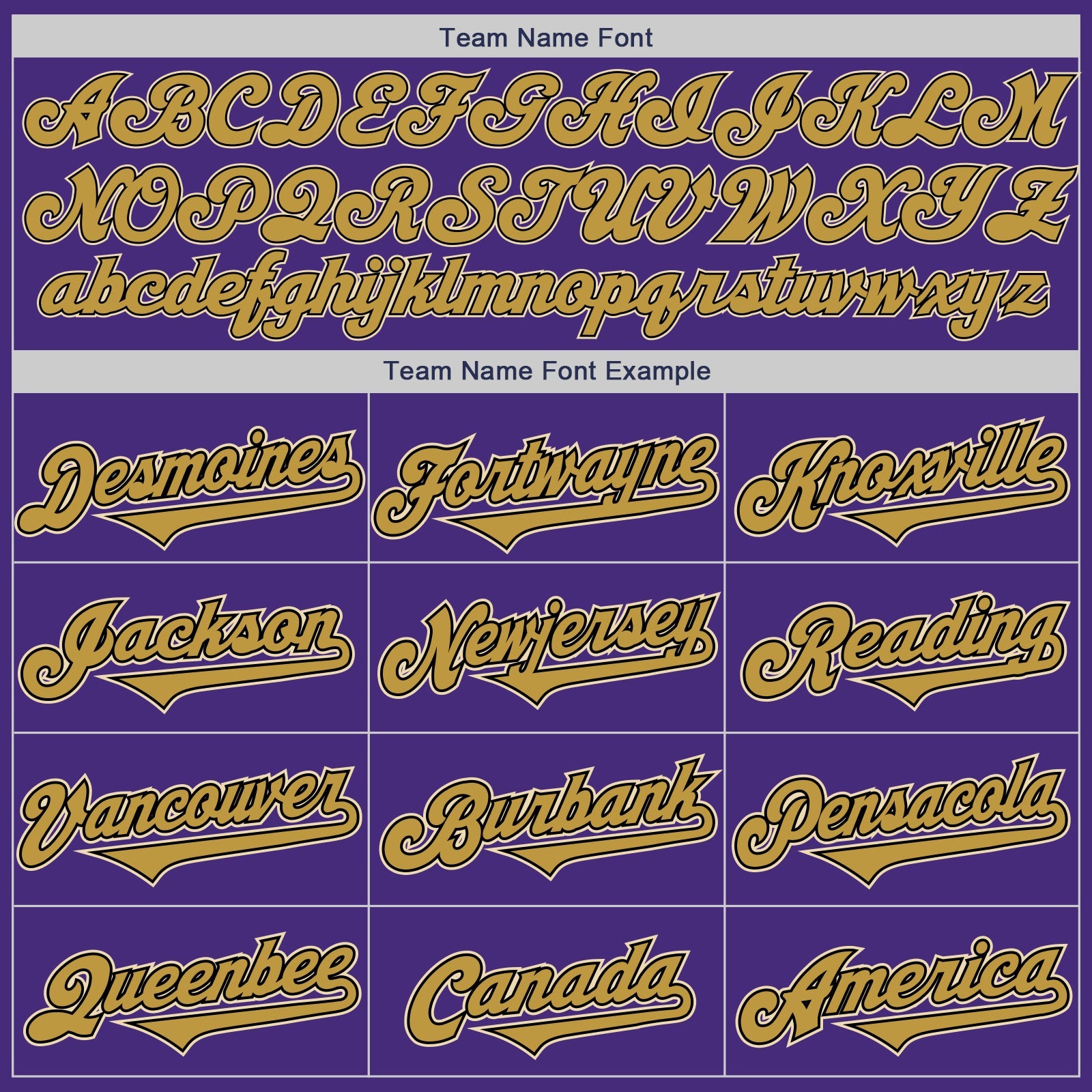 Custom Purple Old Gold Black-Cream Authentic Baseball Jersey view 4