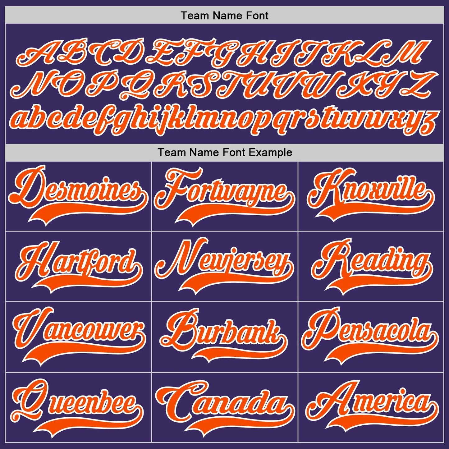Custom Purple Orange-White Hockey Jersey view 4