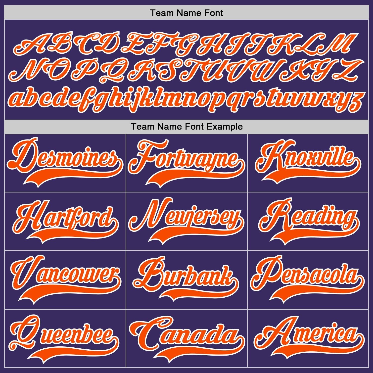 Custom Purple Orange-White Hockey Jersey view 4