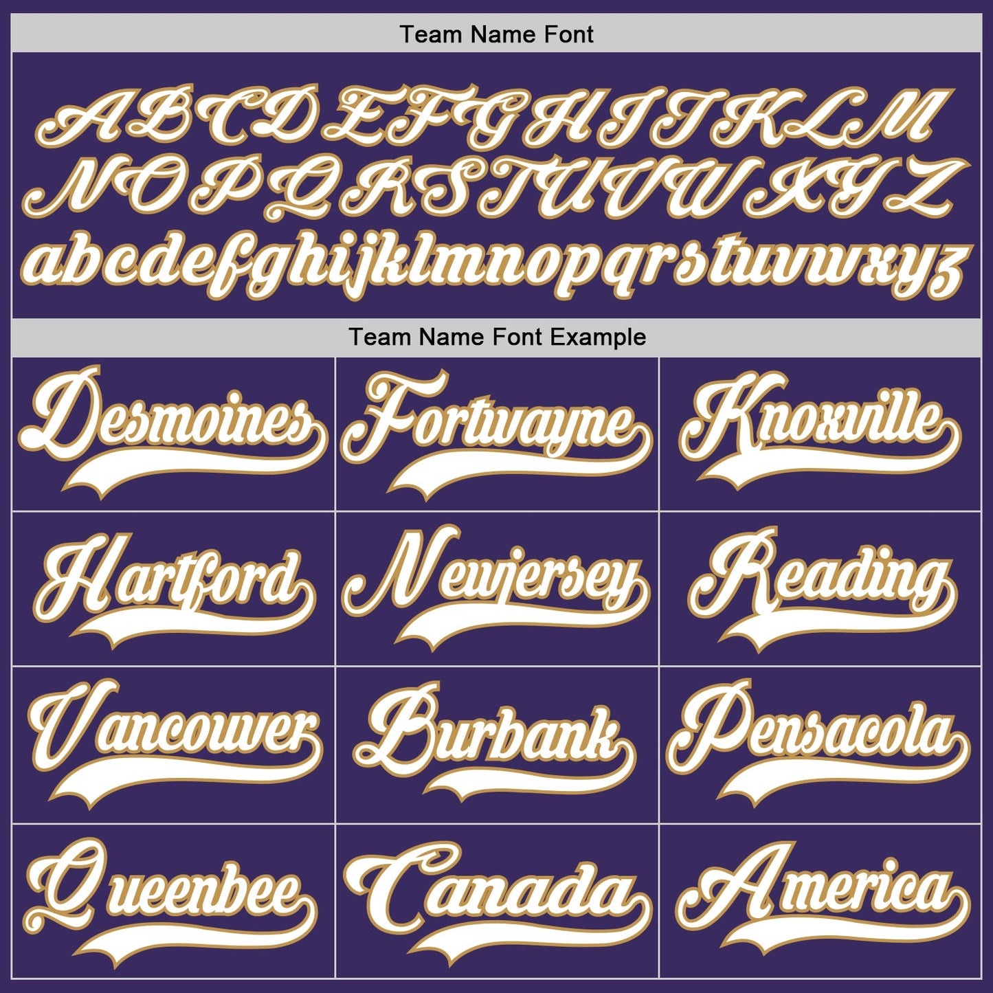 Custom Purple White-Old Gold Hockey Jersey view 4