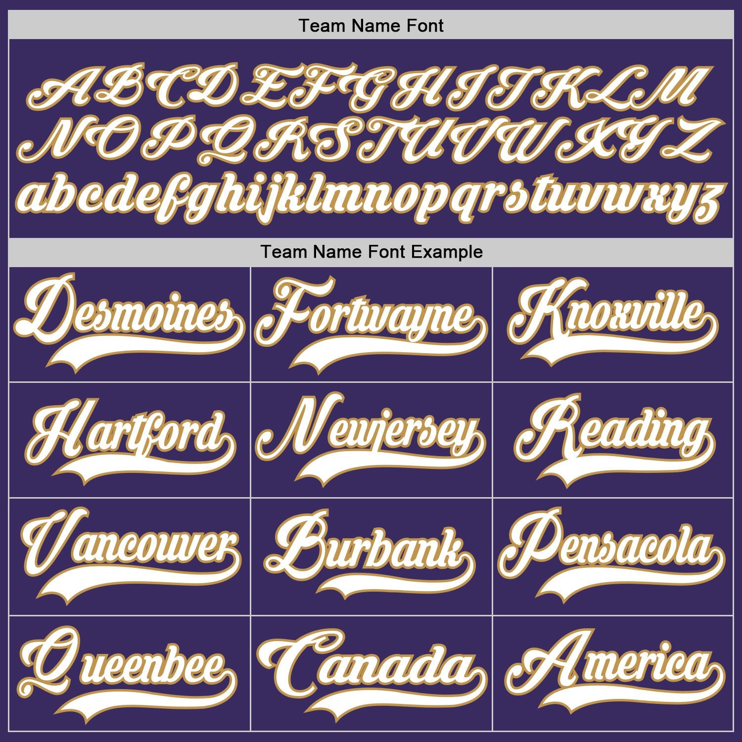 Custom Purple White-Old Gold Hockey Jersey view 4