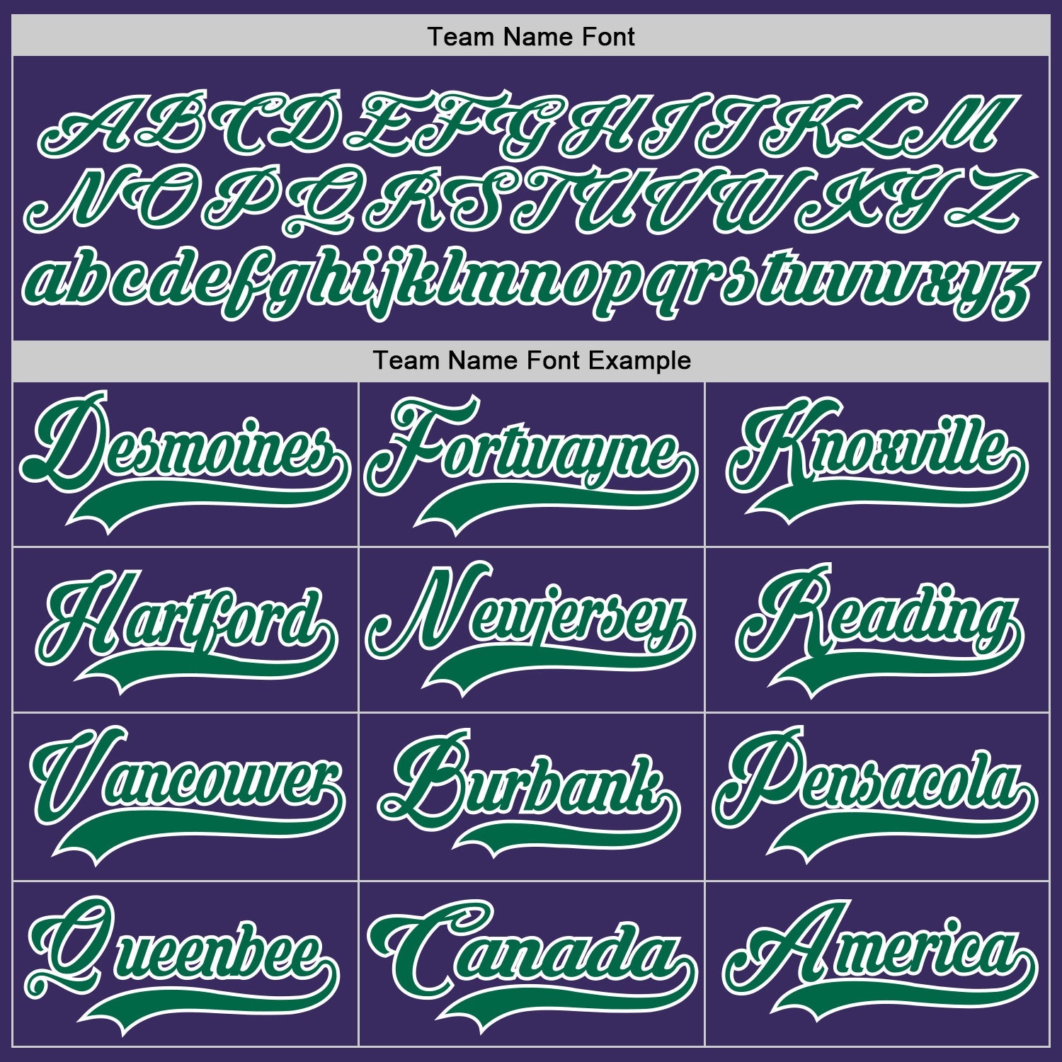 Custom Purple Kelly Green-White Hockey Jersey view 4