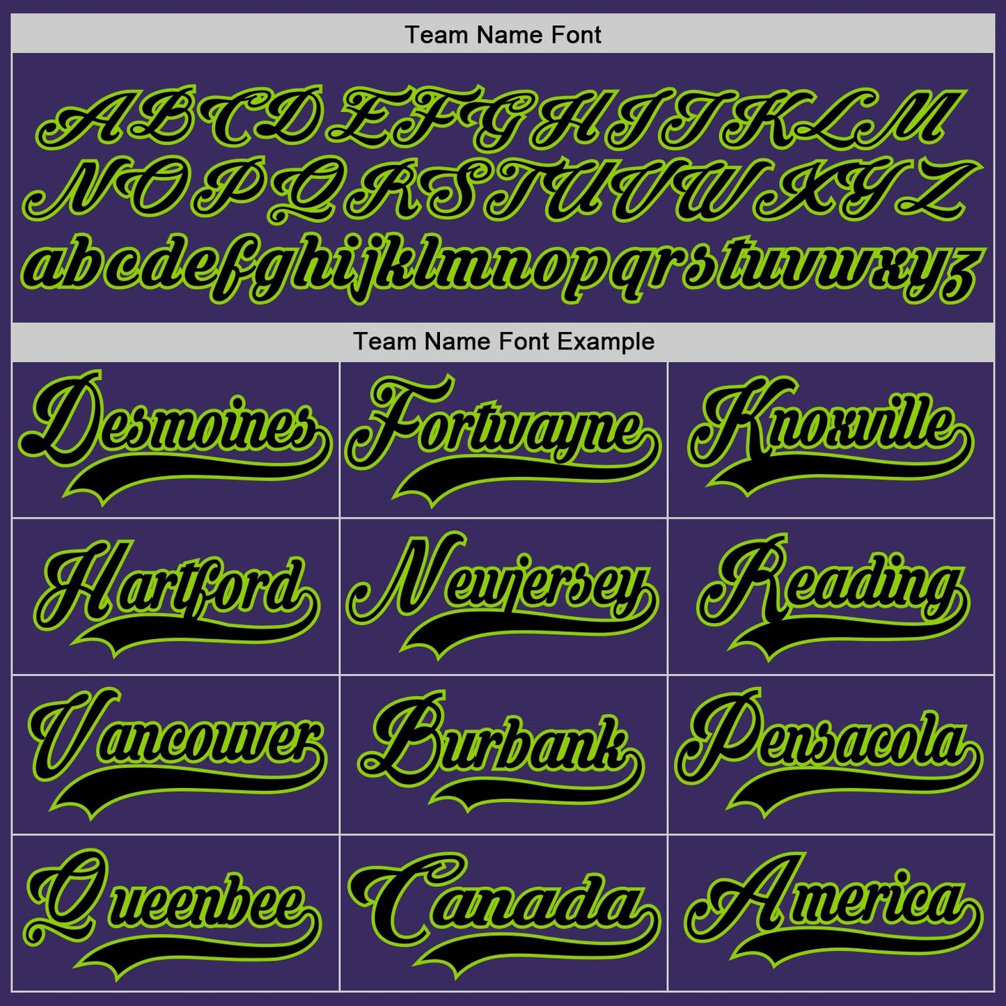 Custom Purple Black-Neon Green Hockey Jersey view 4