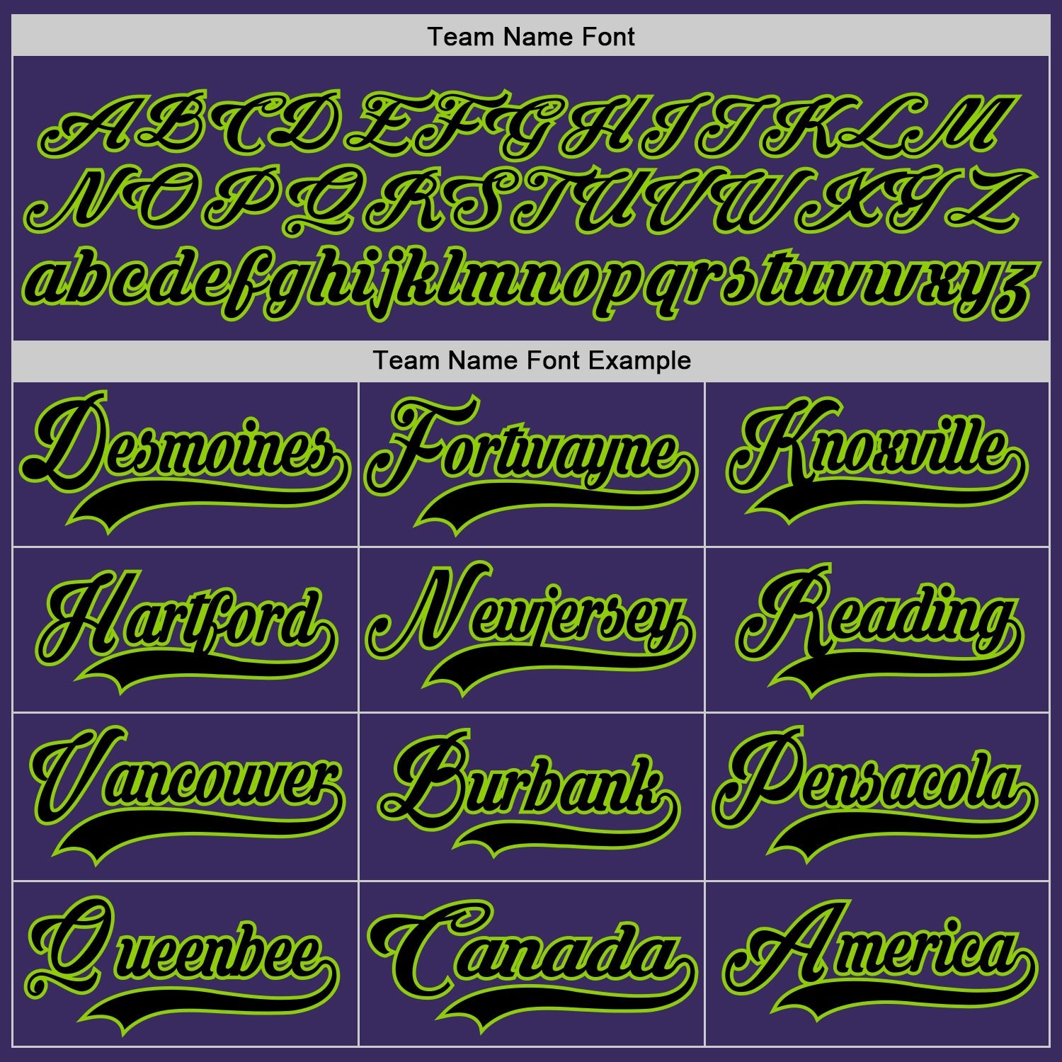 Custom Purple Black-Neon Green Hockey Jersey view 4