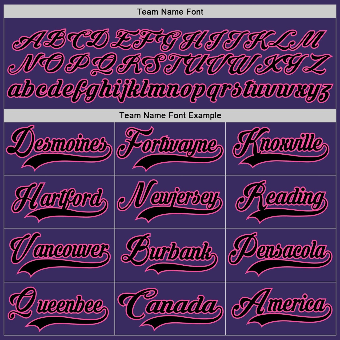 Custom Purple Black-Pink Hockey Jersey view 4