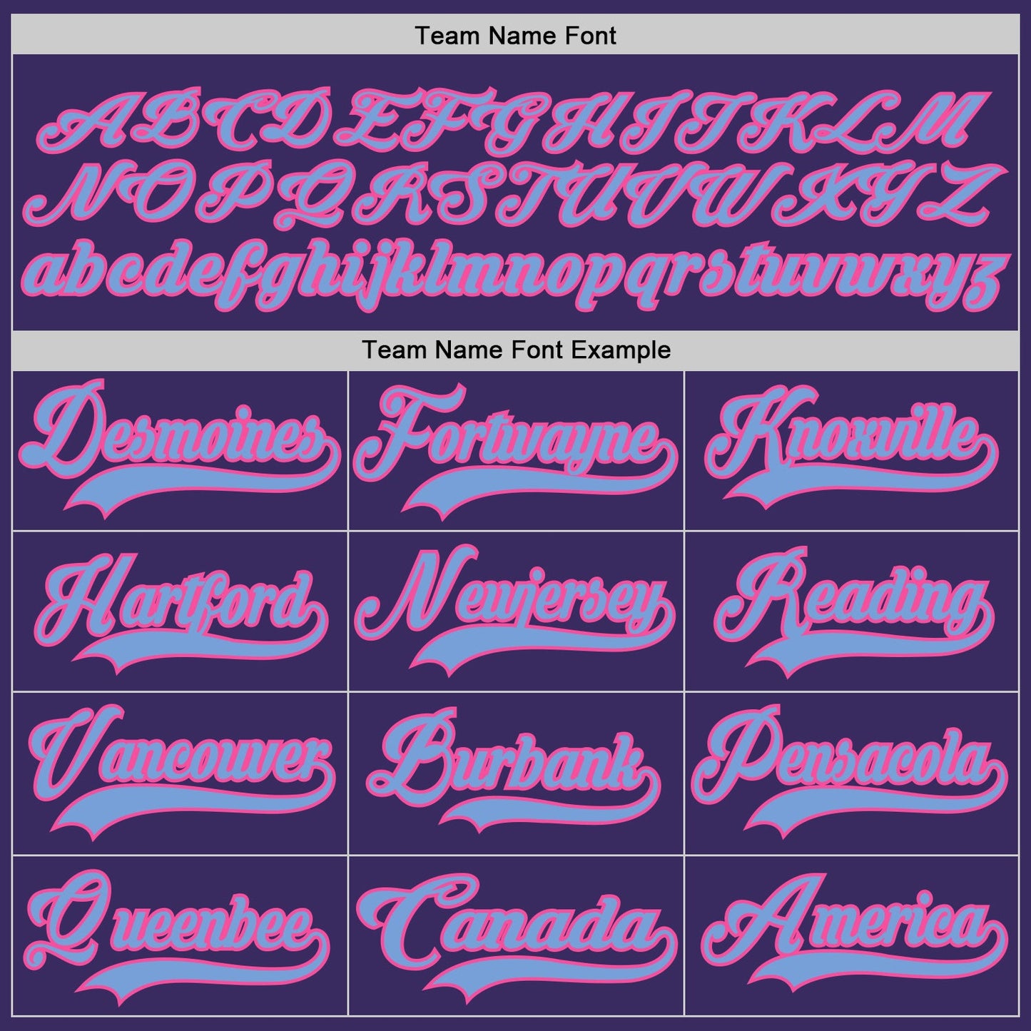 Custom Purple Light Blue Pink-Black Hockey Jersey view 4